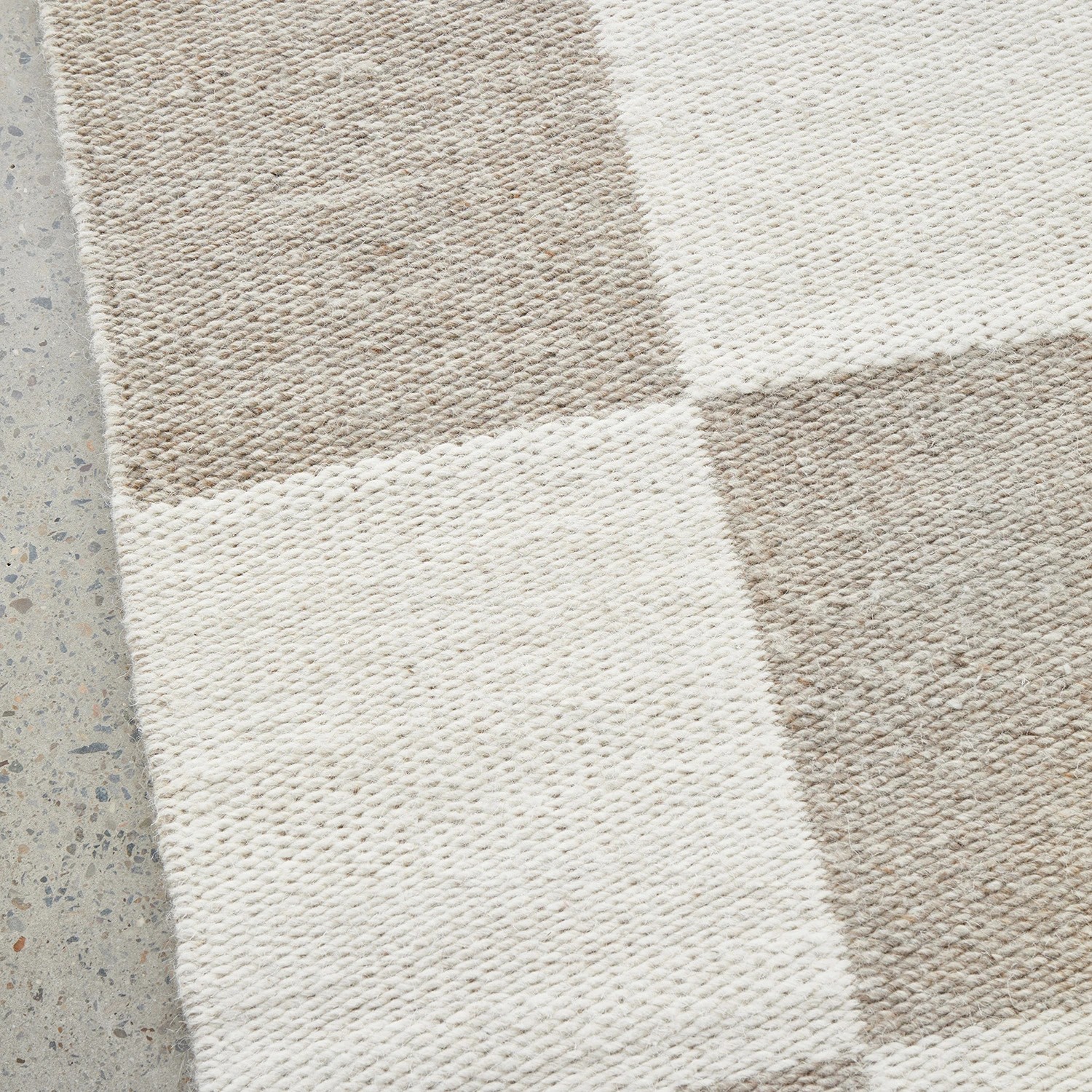 3 Common Ground Rugs Fjord Odin 380x280cm - Extra Large Handwoven Wool Floor Rug - Beige, 3 of 6