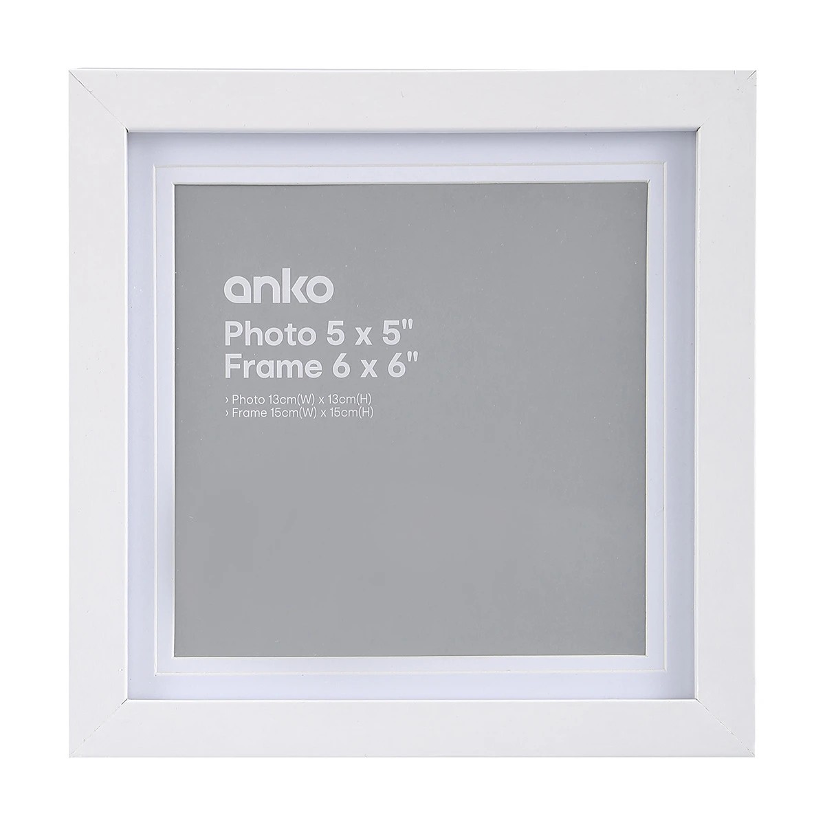 1 Frame 5in. x 5in. Nice White, 1 of 2