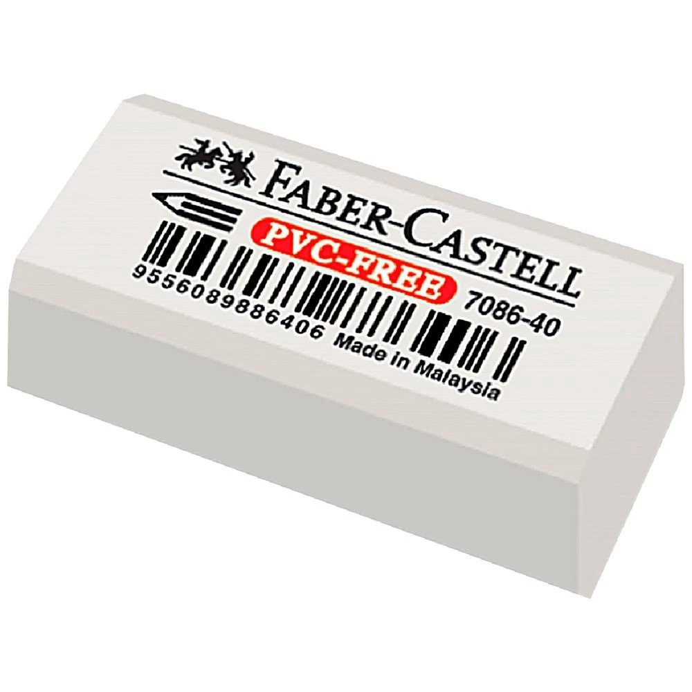 1 Faber-Castell PVC-free Eraser White, 1 of 1