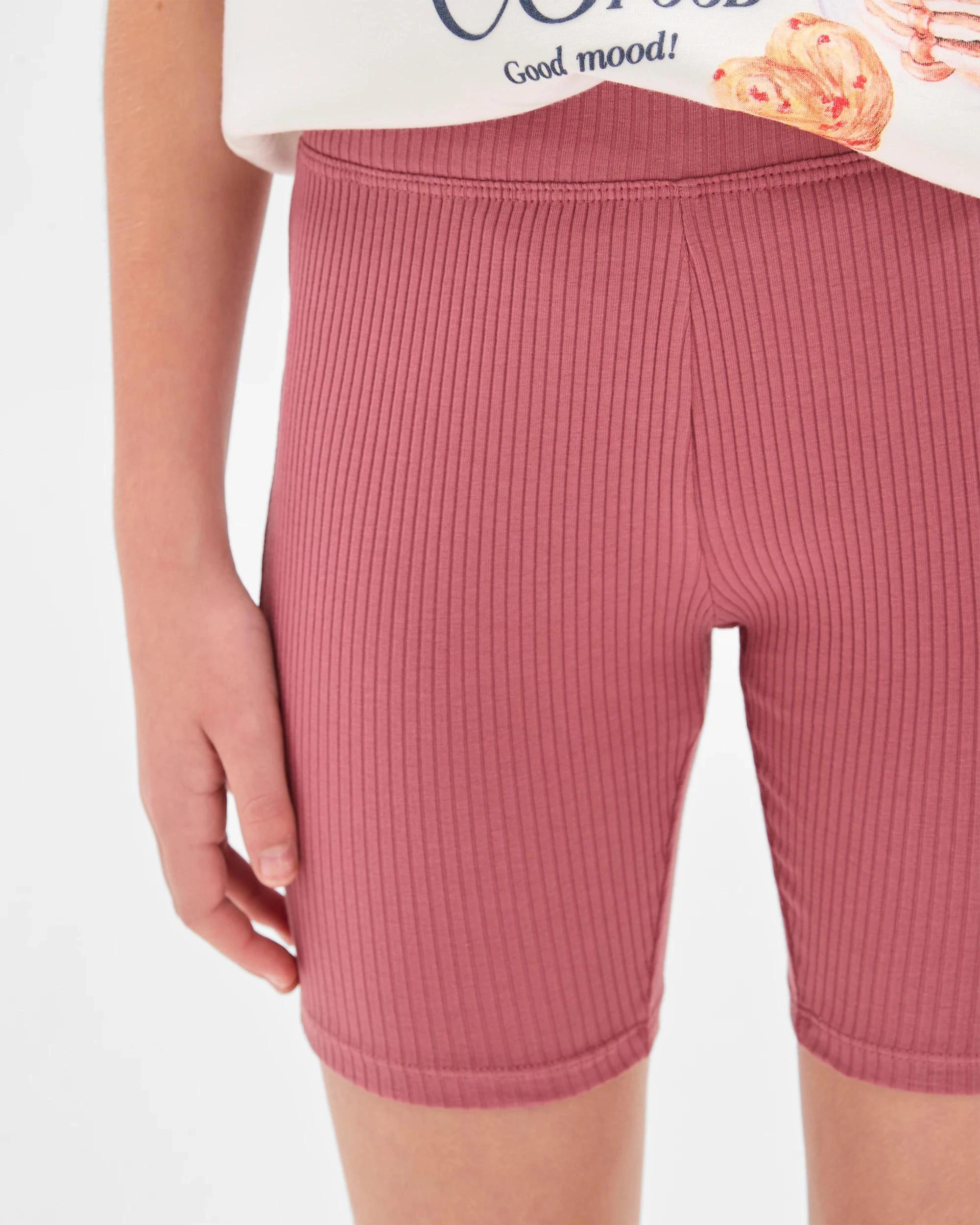 4 Target Australian Cotton Rib Bike Short WINE, 4 of 6