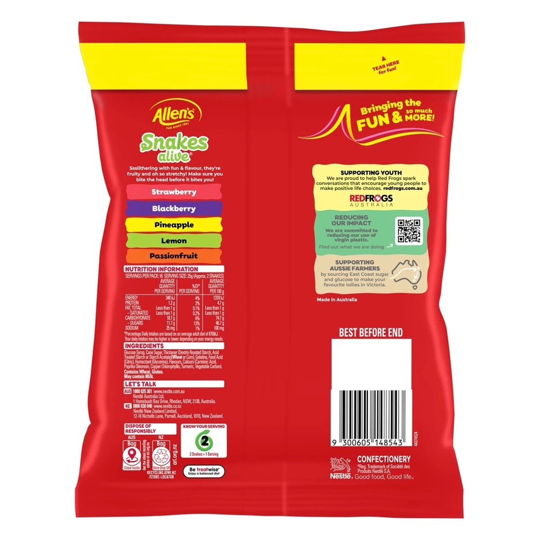 2 Allen's Snakes Alive 405g, 2 of 2