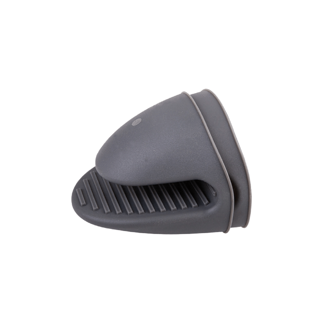 1 Appetito 2 Pack Heat Resistant Silicone Oven Mitts For Baking And Cooking
 - Grey, 1 of 2