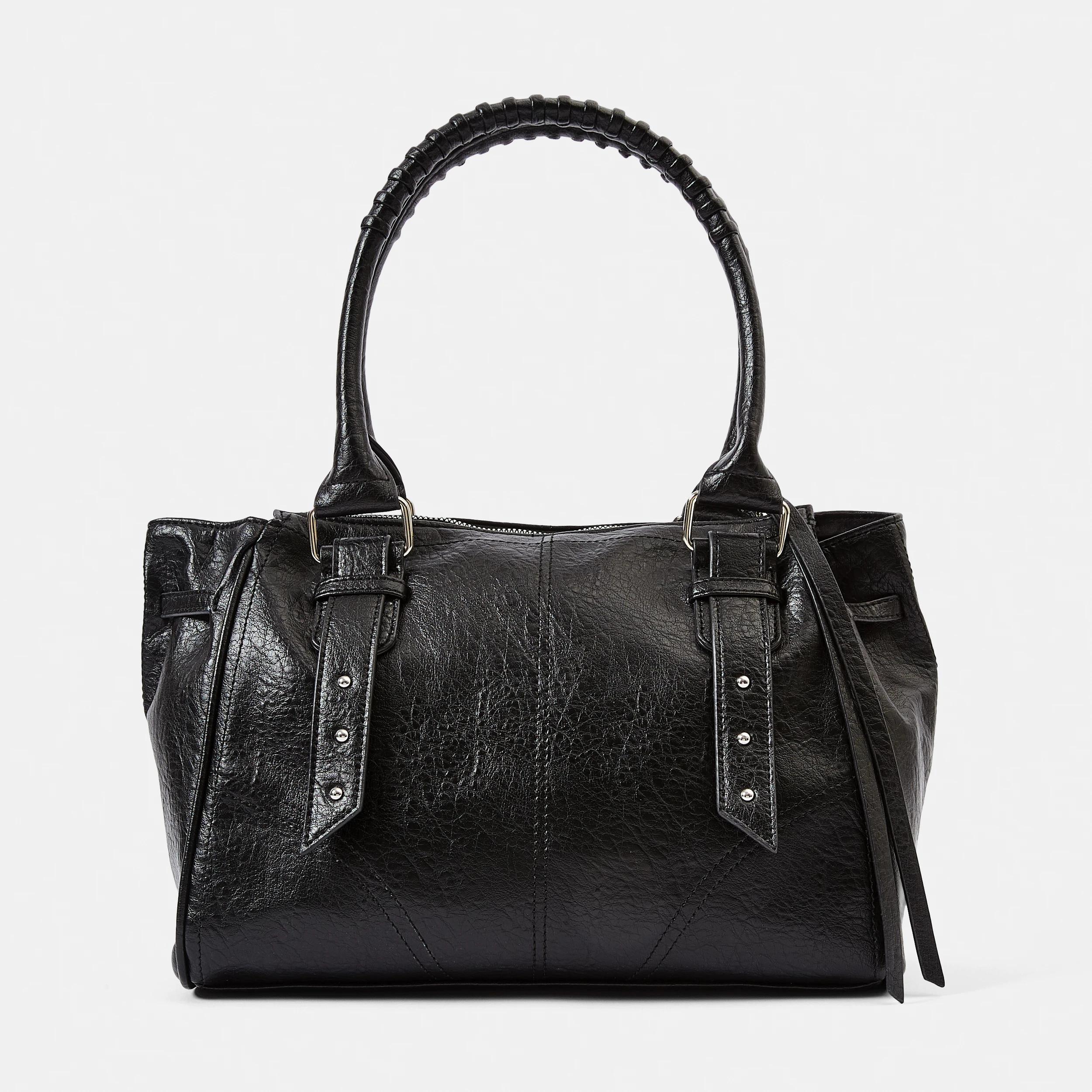 1 Vintage Tote Bag BLACK, 1 of 5