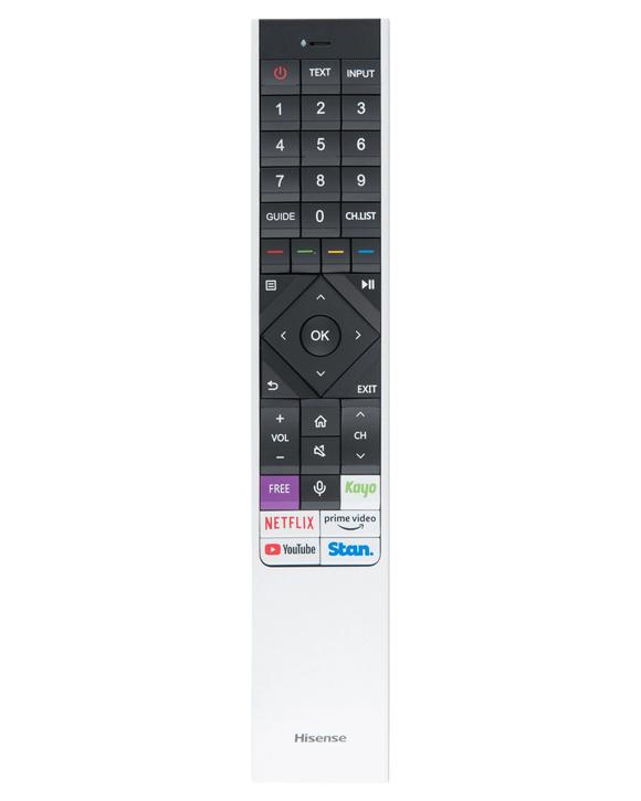 Hisense Genuine TV Remote Control T285172 ERF6E64H - White
