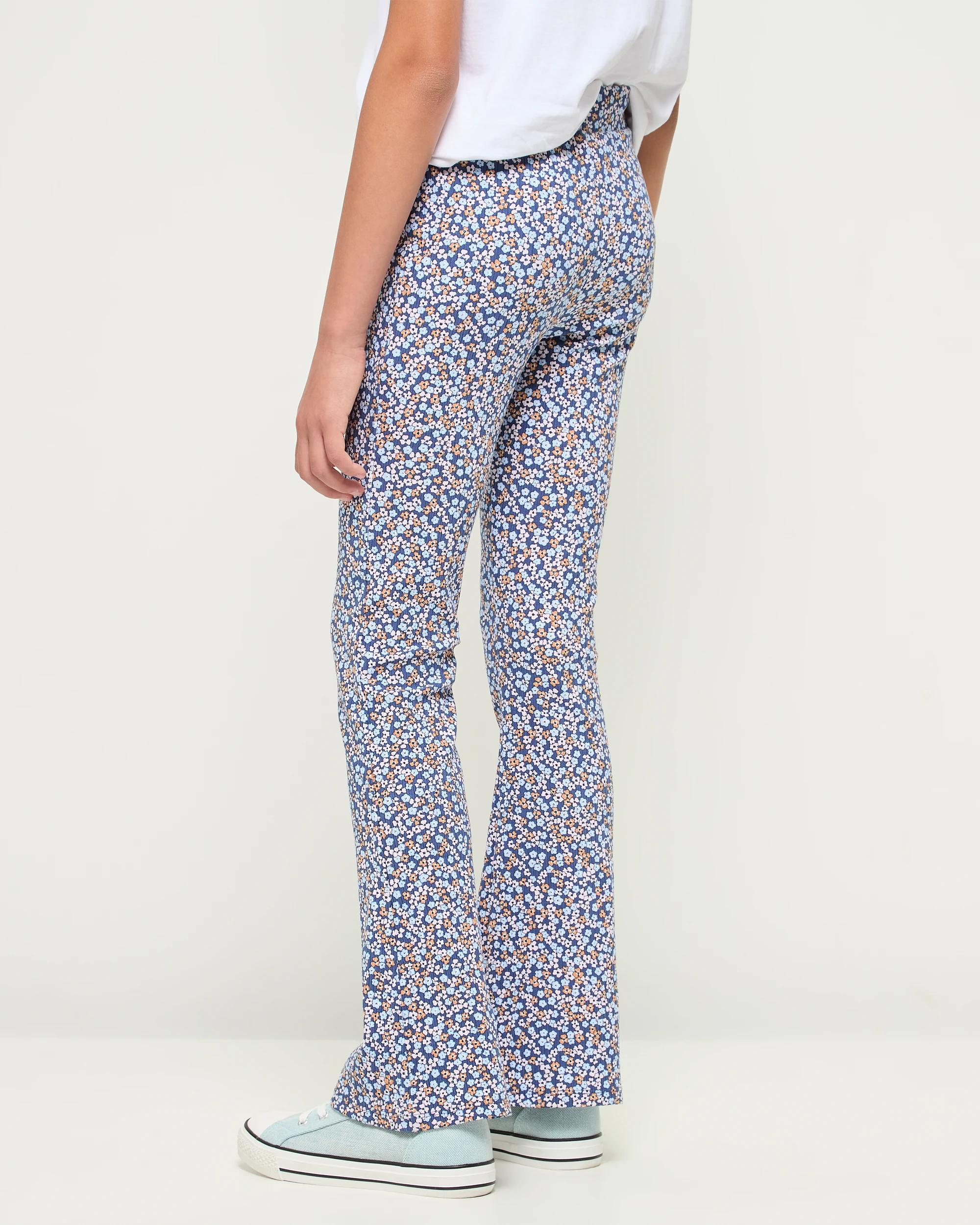 3 Target Australian Cotton Rib Flare Leggings NAVY DITSY FLORAL, 3 of 5