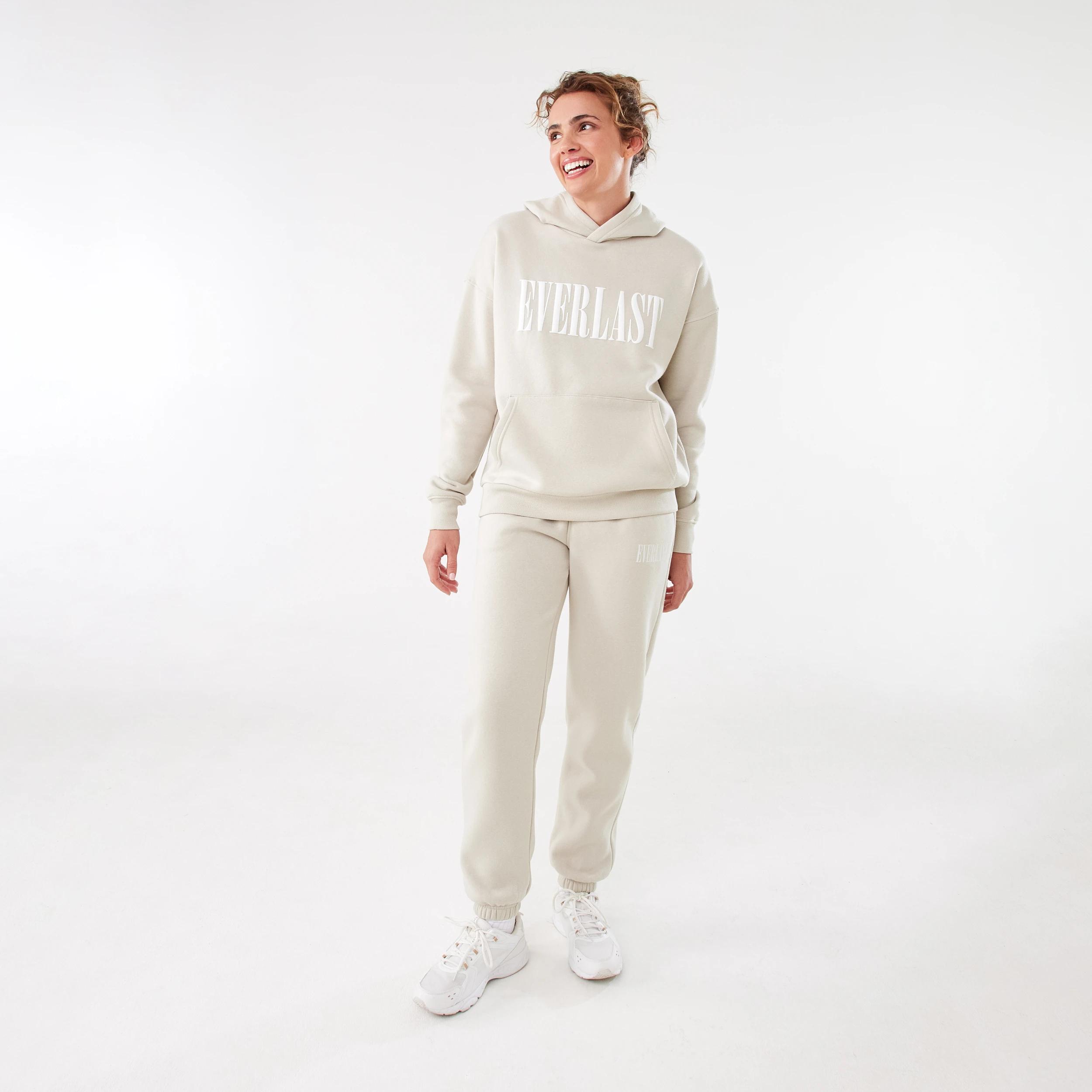 2 Everlast Womens Athletic Club Sweatpants EVERLAST BUBBLE LOGO STONE, 2 of 9