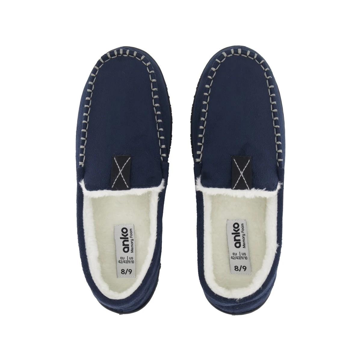 2 Hardsole Loafer Slippers Navy, 2 of 5