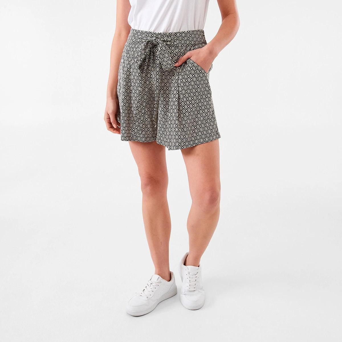 6 Soft Culotte Shorts Softgeo Bk, 6 of 6