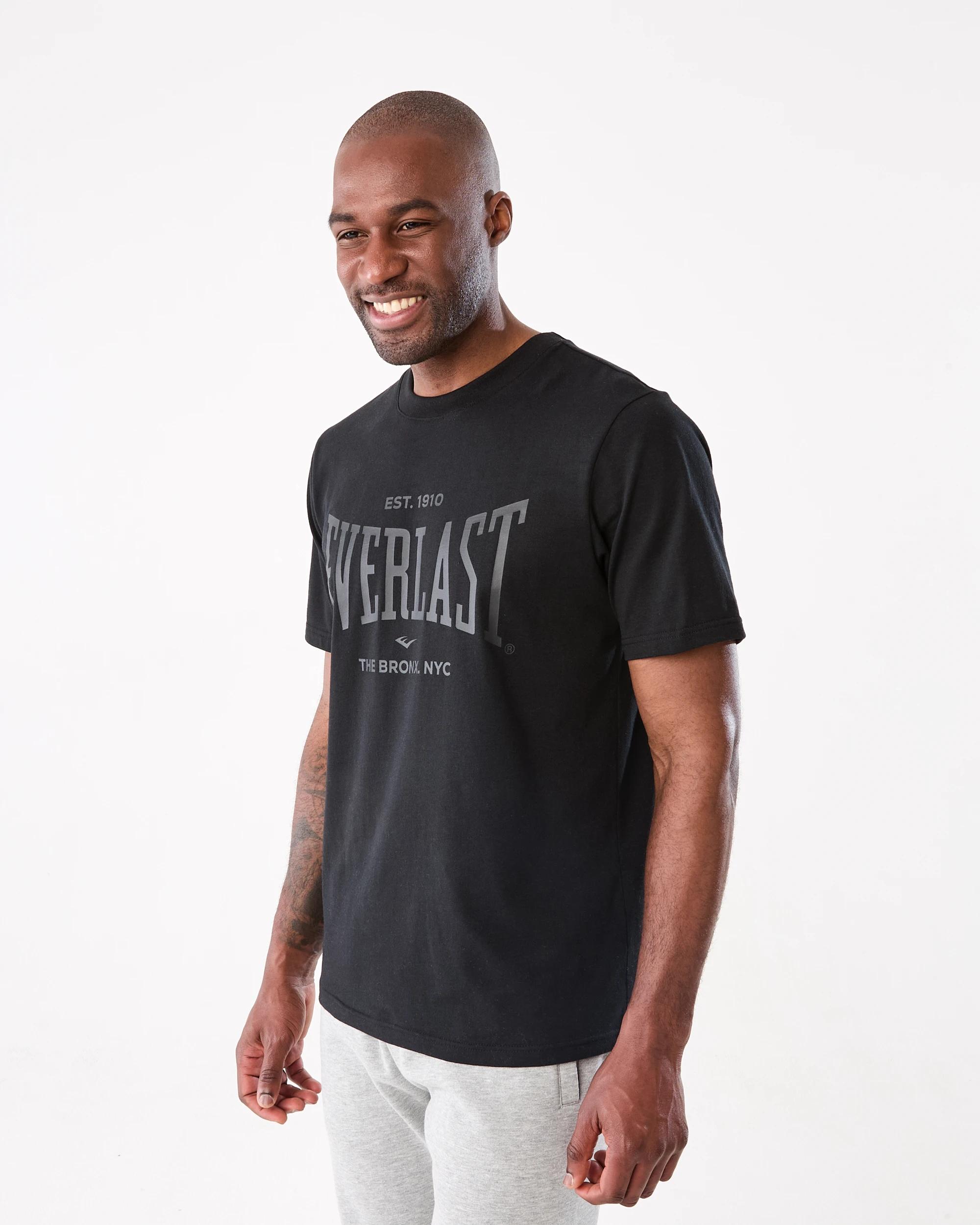 2 Everlast Mens Bronx T-shirt Black, 2 of 7