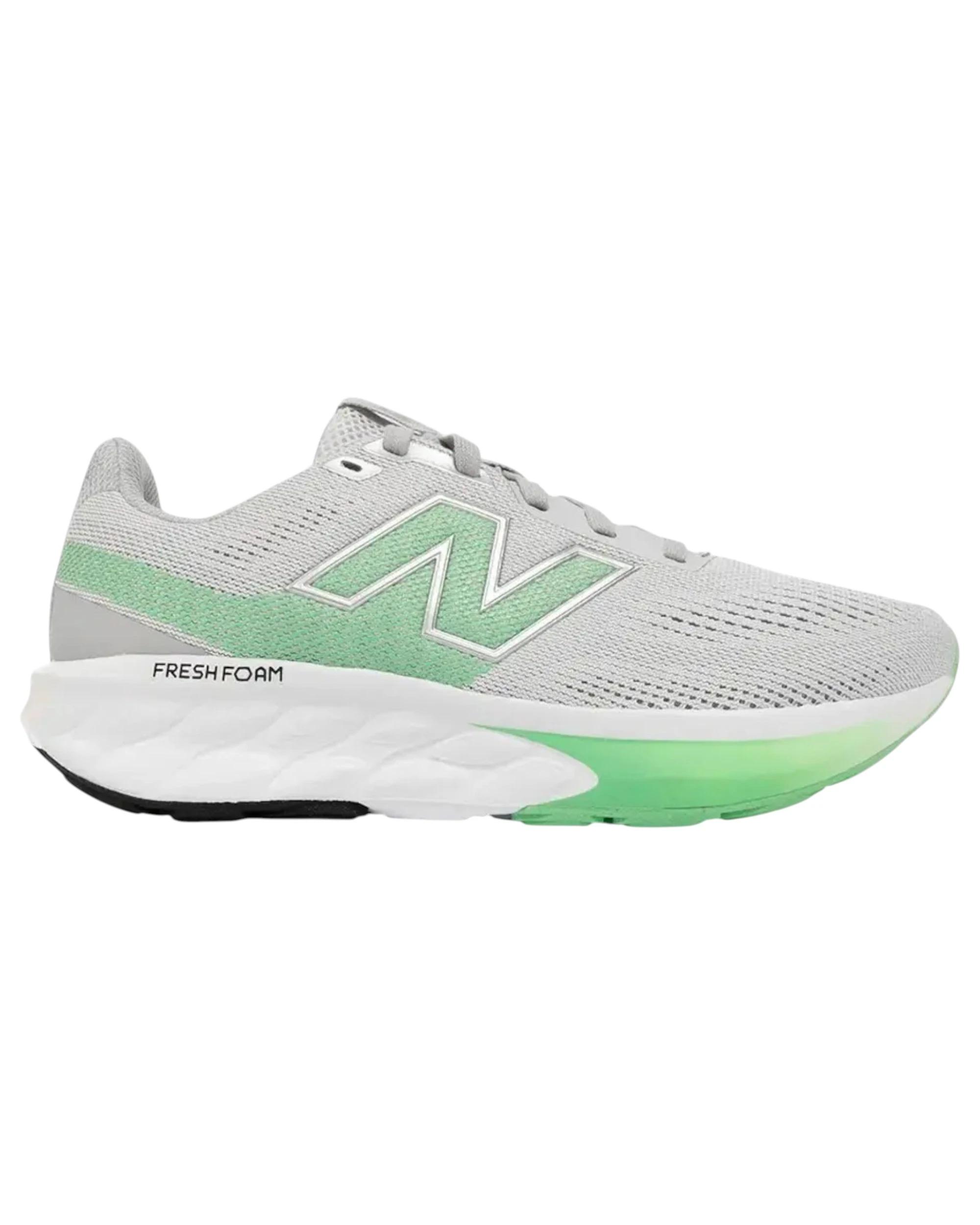 1 New Balance Womens Fresh Foam 520 v9 Grey/ Green Athletic Running Shoes GREY/GREEN, 1 of 6