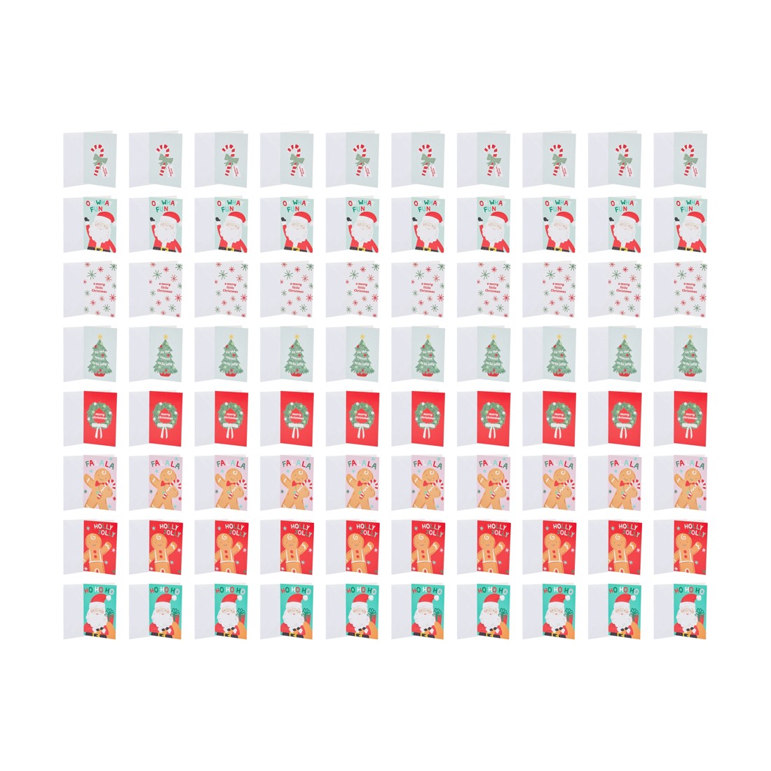 1 40 Pack Mini Christmas Cards - Assorted, 1 of 5