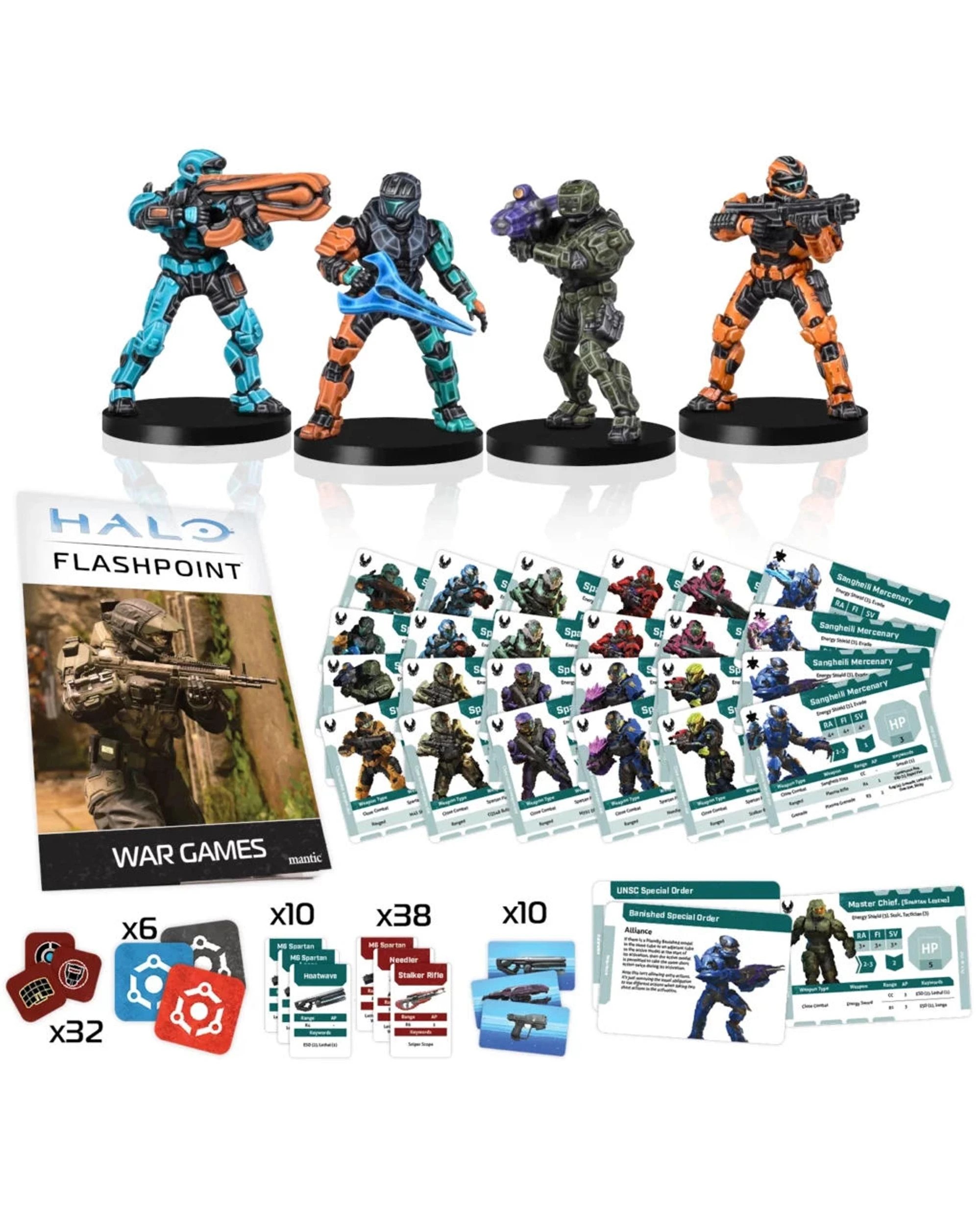 1 Halo Flashpoint Tactical Miniatures Game War Games Expansion Pack, 1 of 1