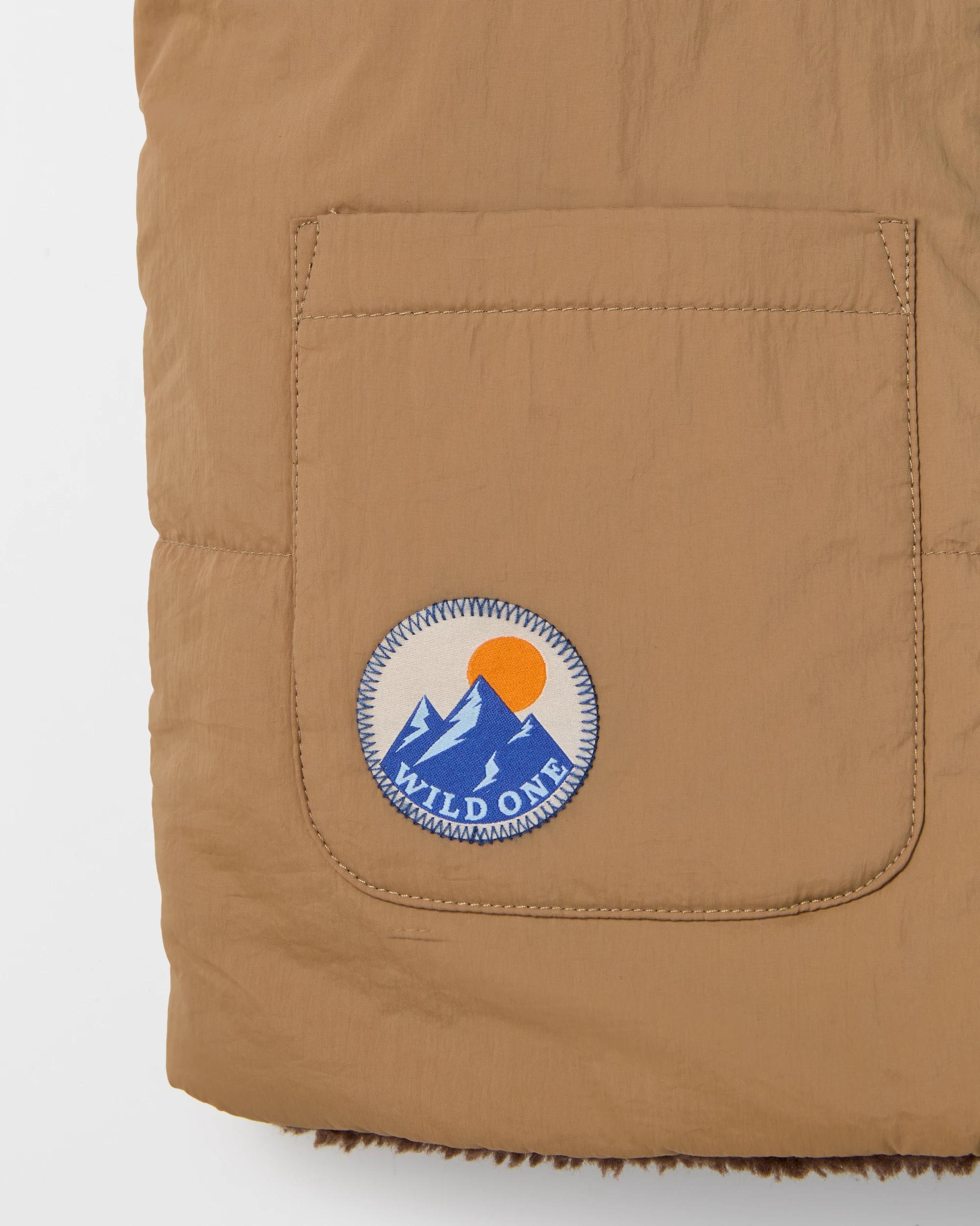 3 Target Kids Reversible Vest TAN, 3 of 4