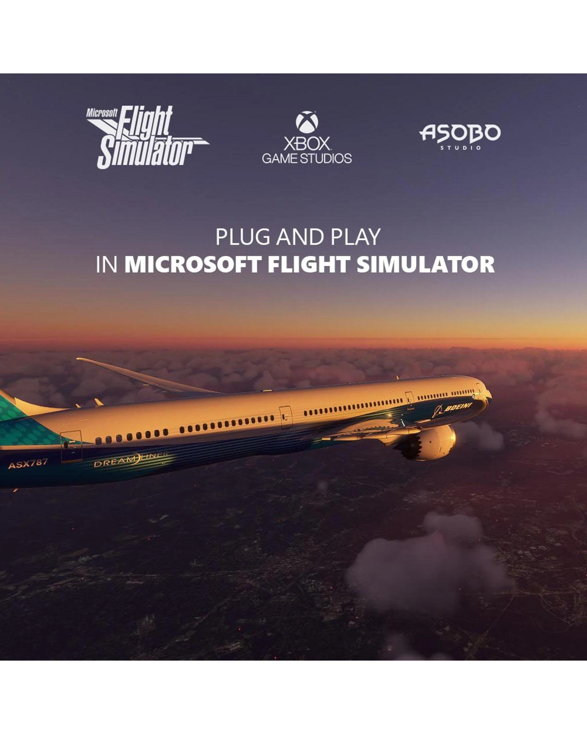 6 Thrustmaster TCA Yoke Pack Boeing Edition for XBOX, PC - Black, 6 of 6