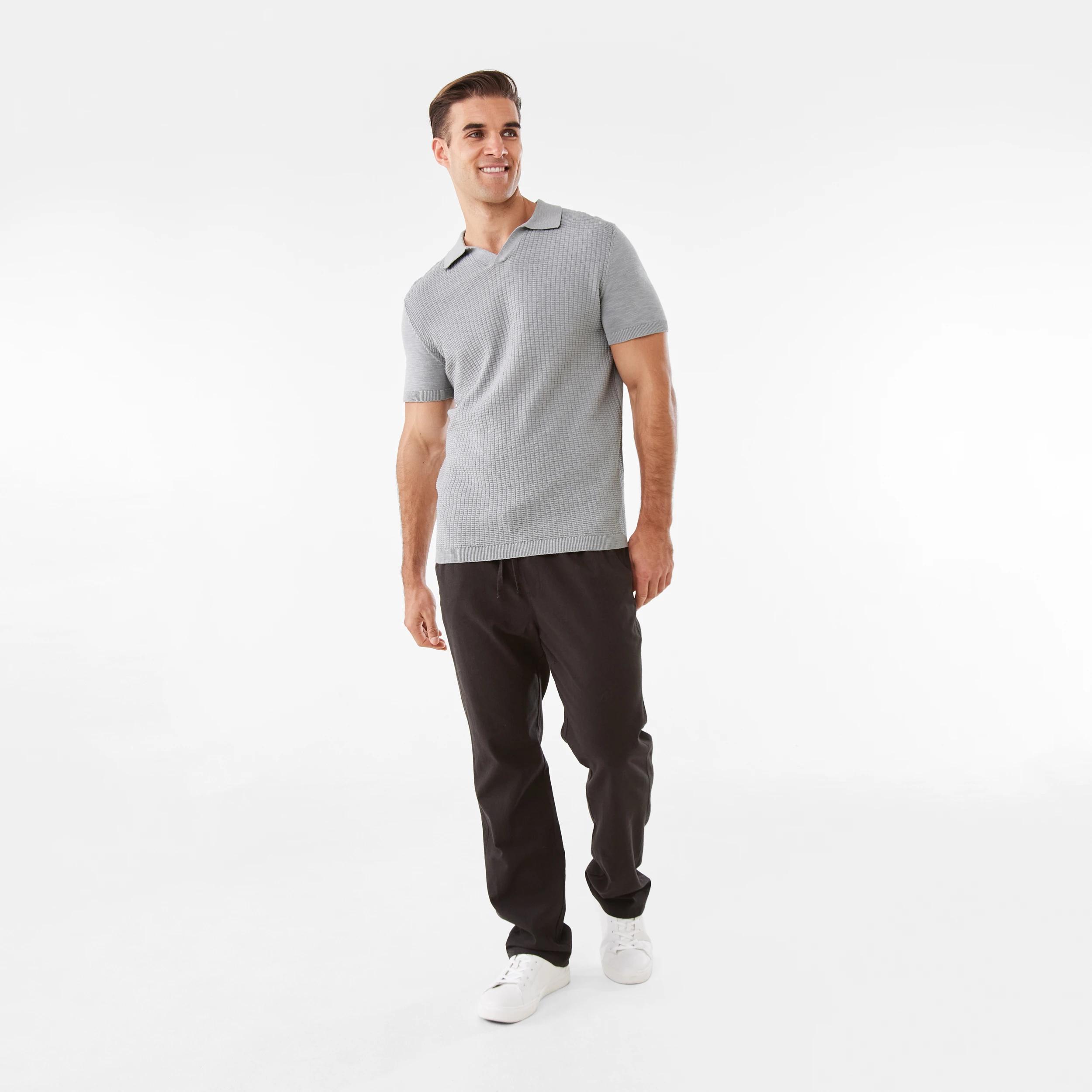 2 Knit Polo Shirt SLUB MARLE, 2 of 10