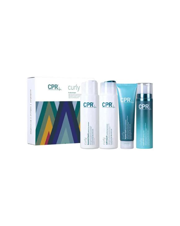 CPR Hair 4pc Curly Solution Quad Pack Defines Curls Controls Frizz & Hydrates - Multi