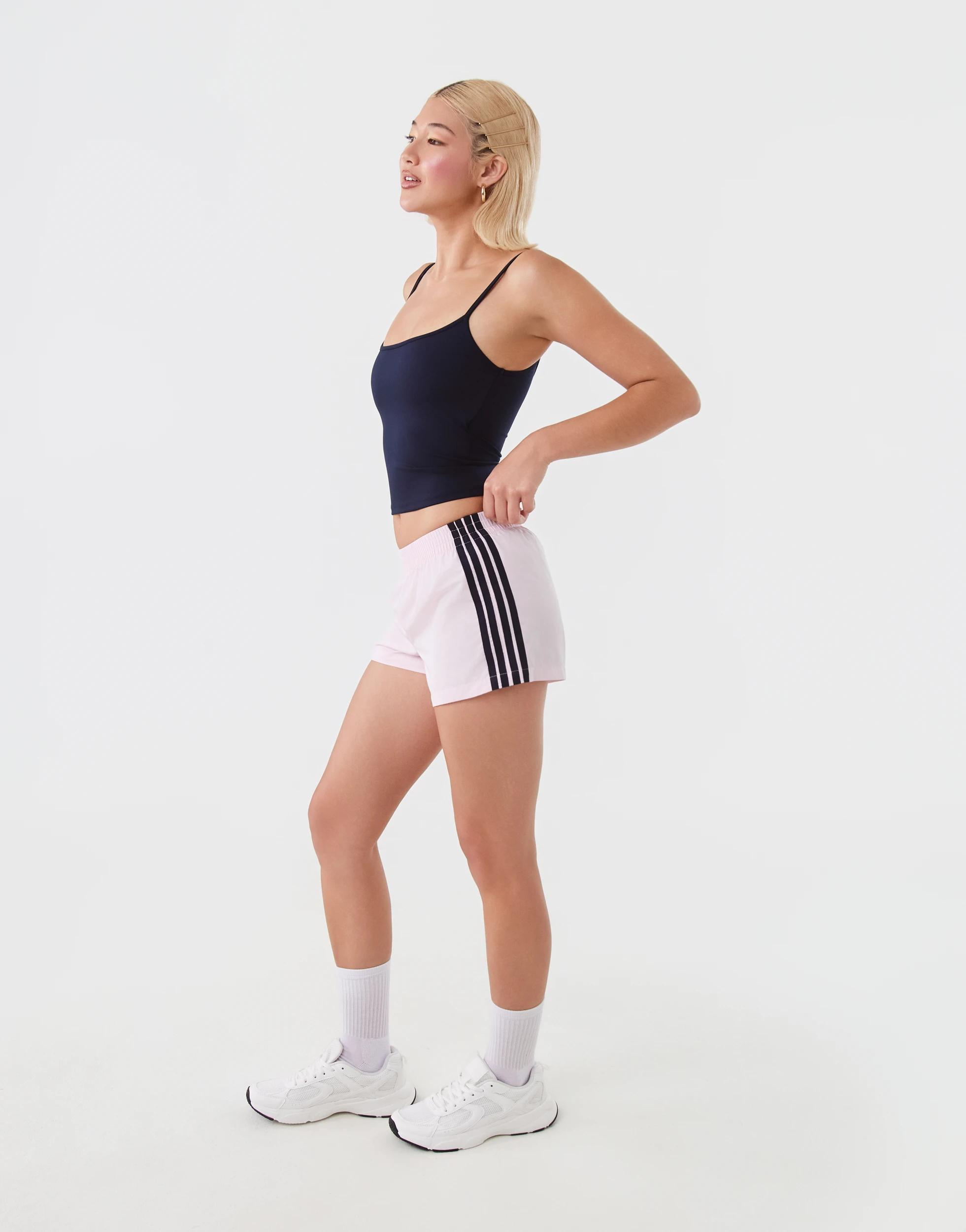 3 Youth Mini Sporty Stripe Shorts Bllet Pink, 3 of 7