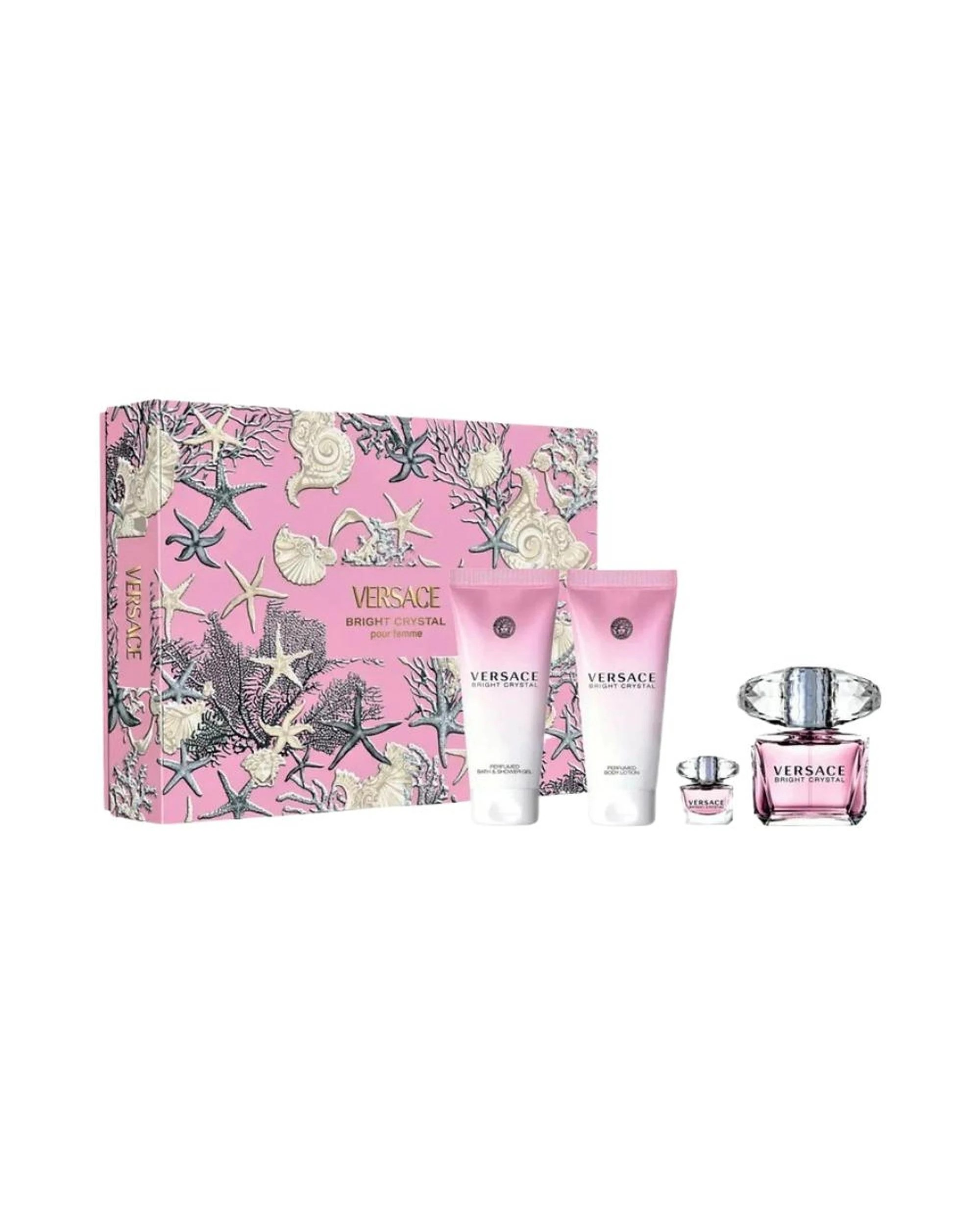 1 Versace Bright Crystal 4 Piece 90ml Eau de Toilette, 1 of 1