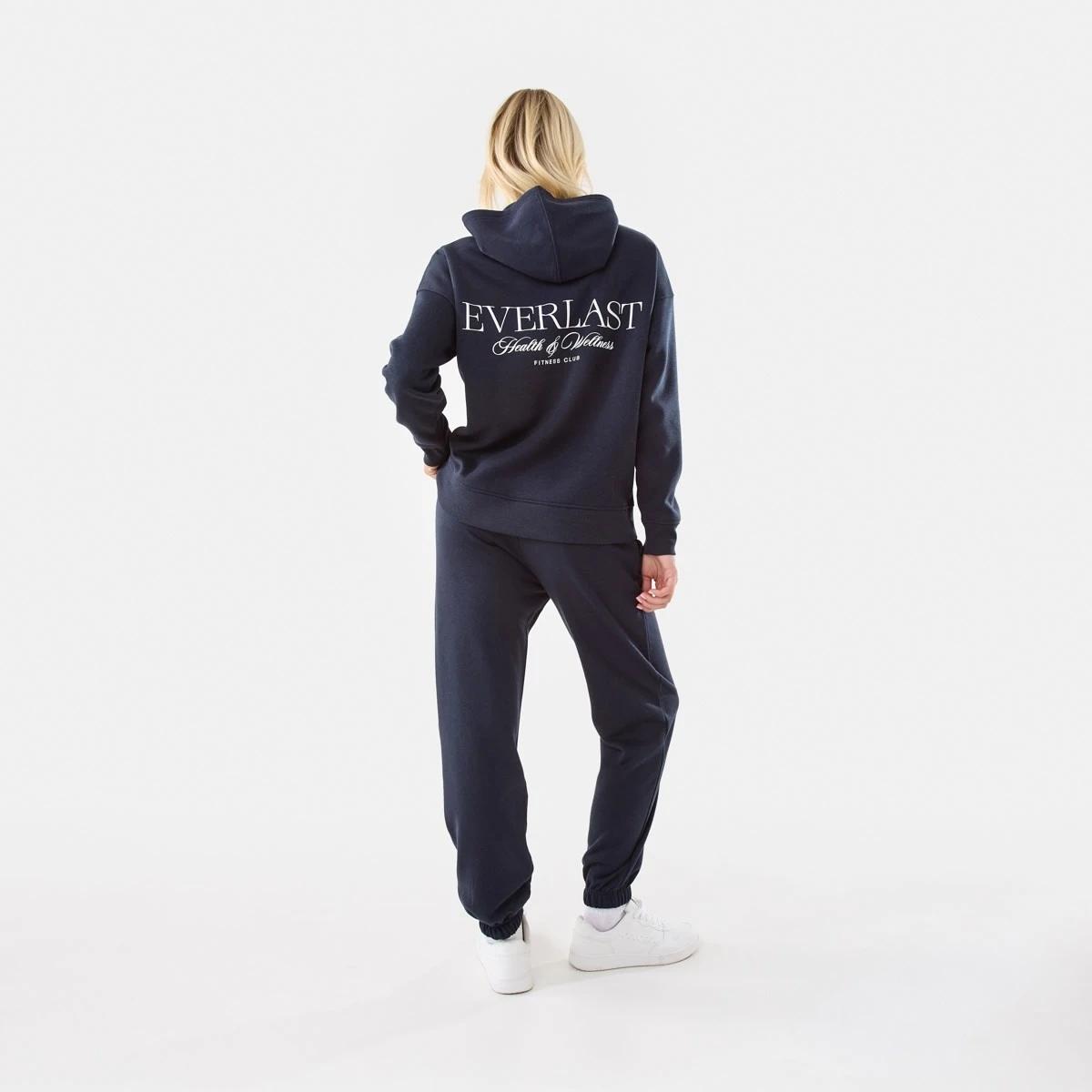 4 Everlast Womens Street Oversized Hoodie Washed Nvy, 4 of 8
