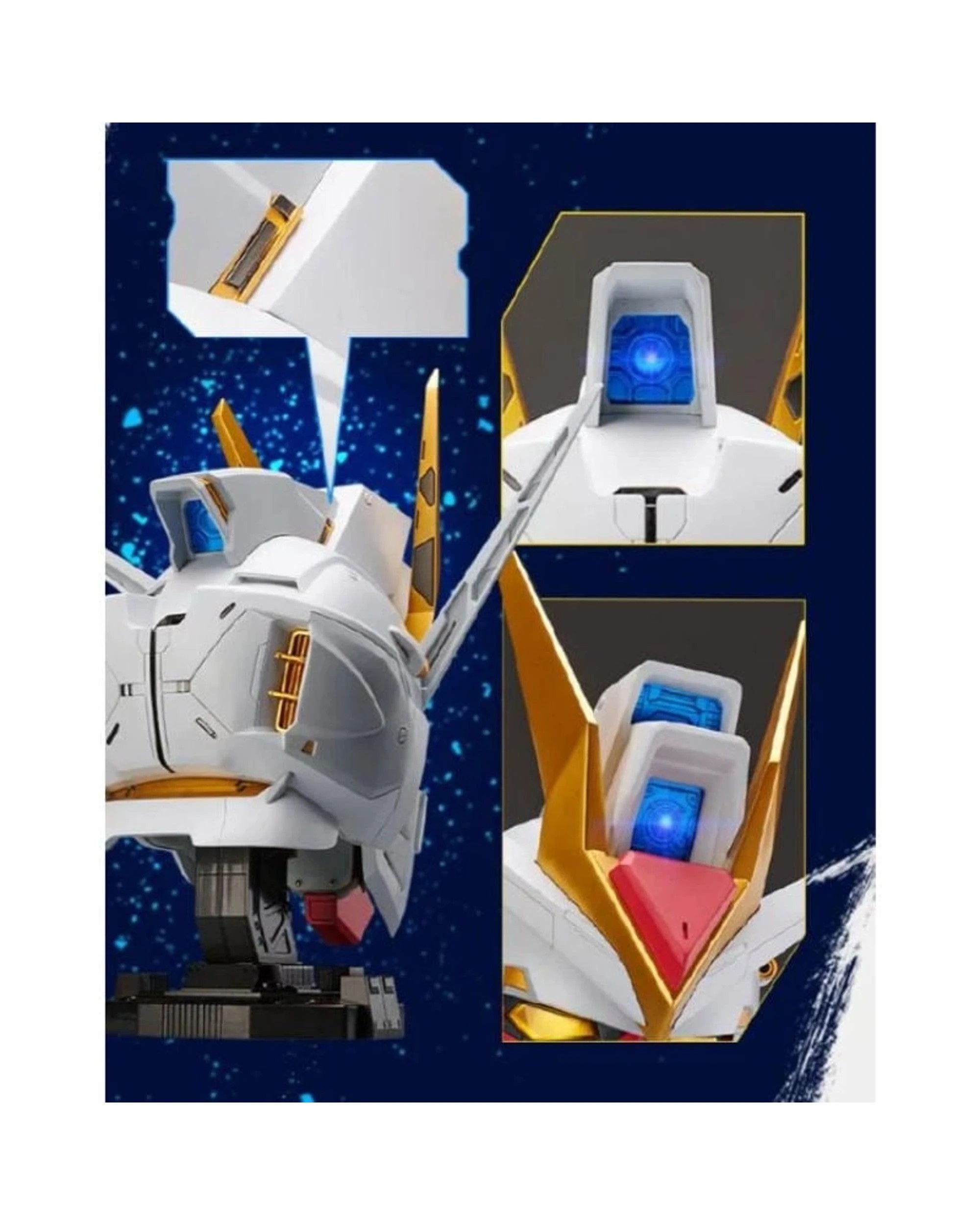 7 Bandai Gundam BN Head Collection Vol. 2 Strike Freedom Gundam Figure, 7 of 10