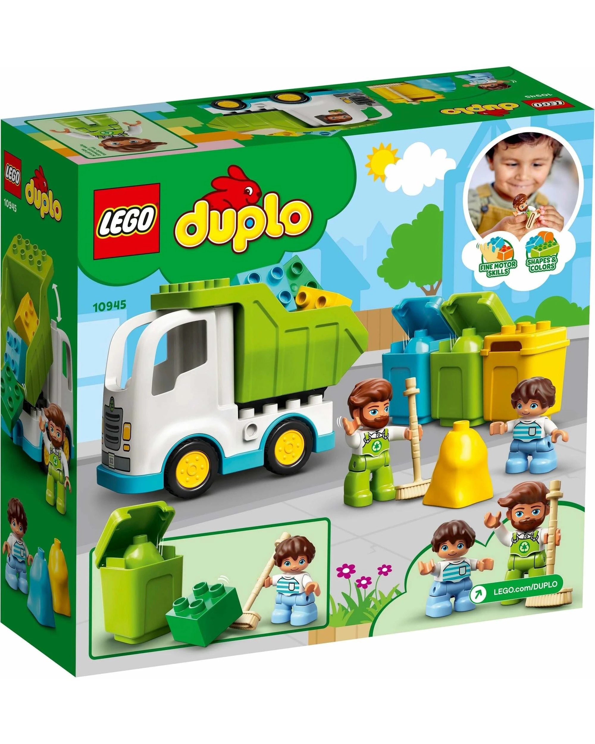 2 LEGO 10945 DUPLO Garbage Truck & Recycling Playset, 2 of 5