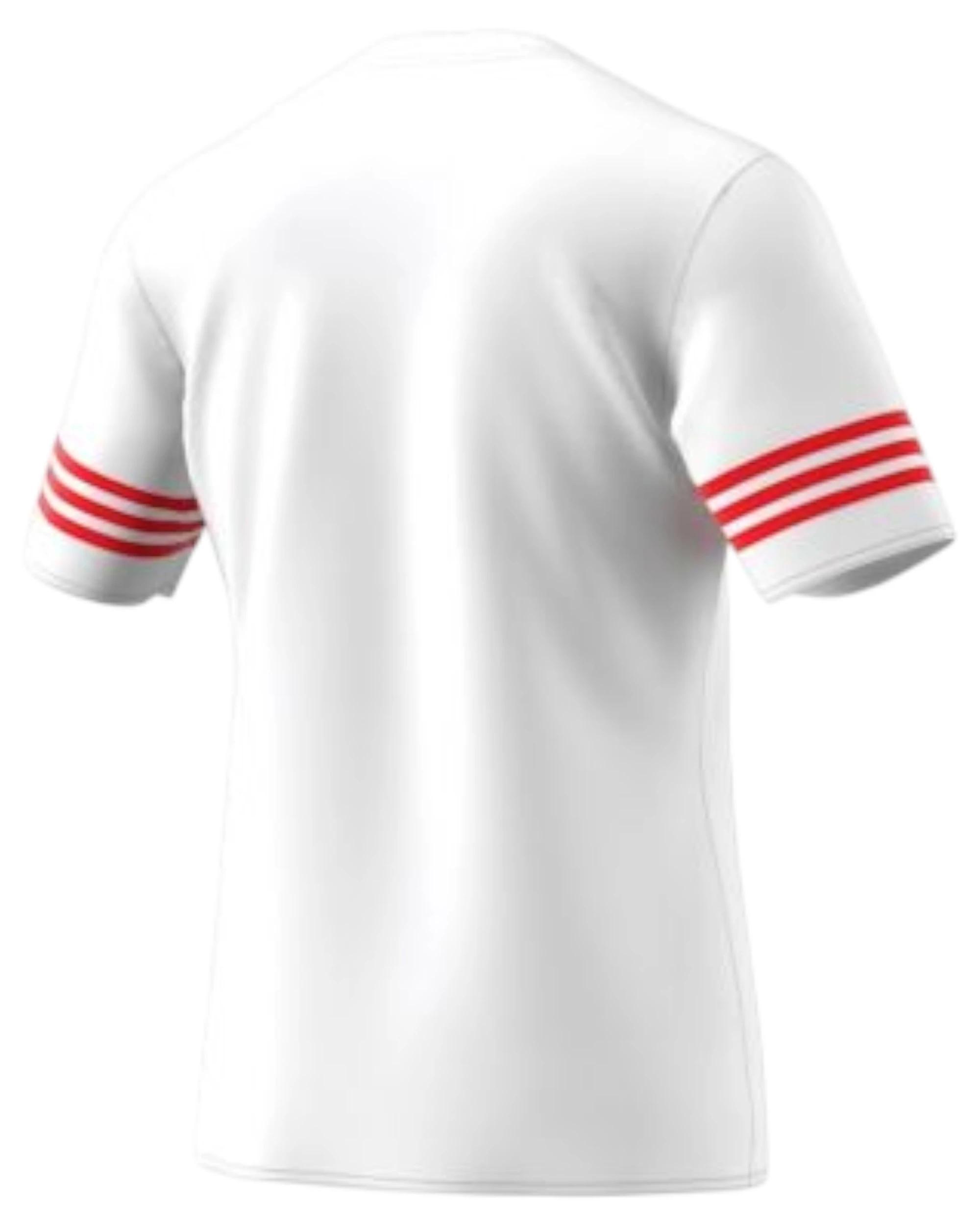 2 Adidas Men Entrada 14 Football/Soccer Athletic Jersey WHITE/RED, 2 of 2