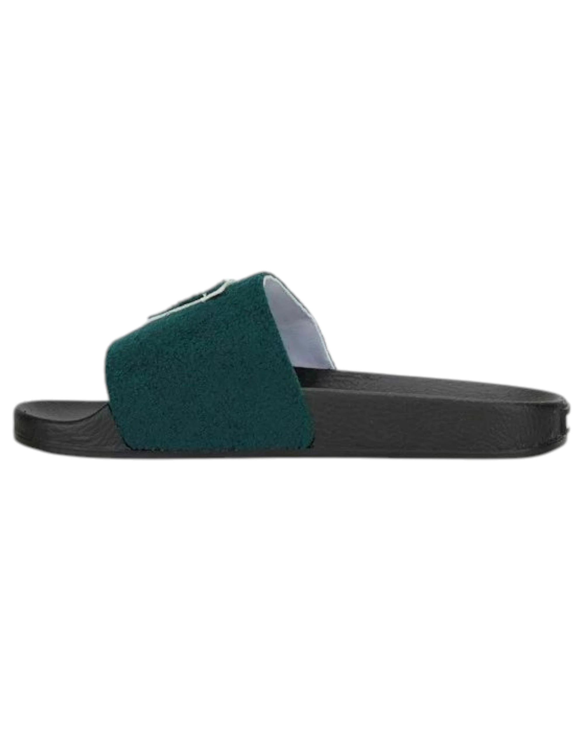 2 Volley Pool Slides Mens Shoes Sandals Thongs GREEN/WHITE, 2 of 5