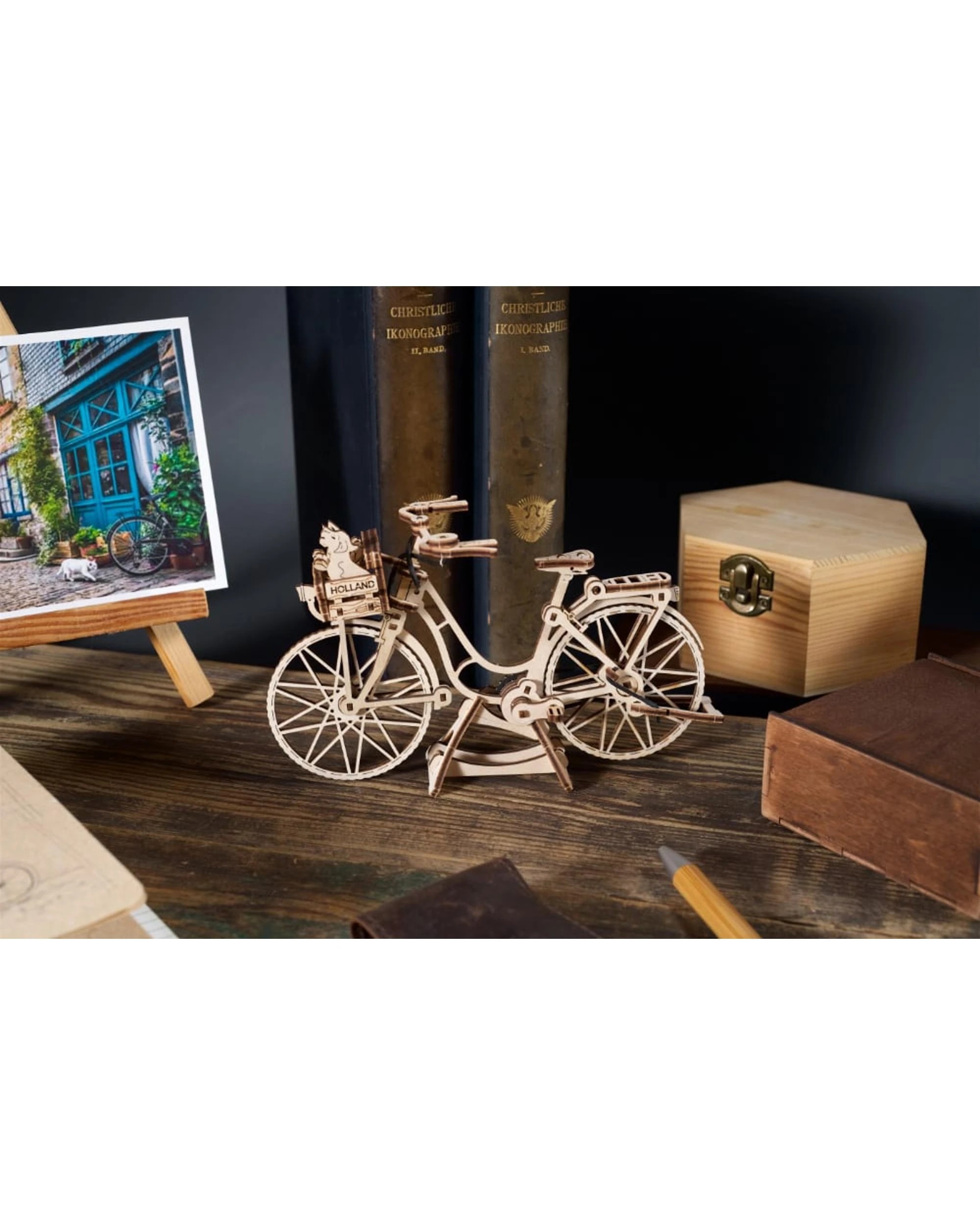 7 UGears Dutch Bicycle Model Kit, 7 of 7