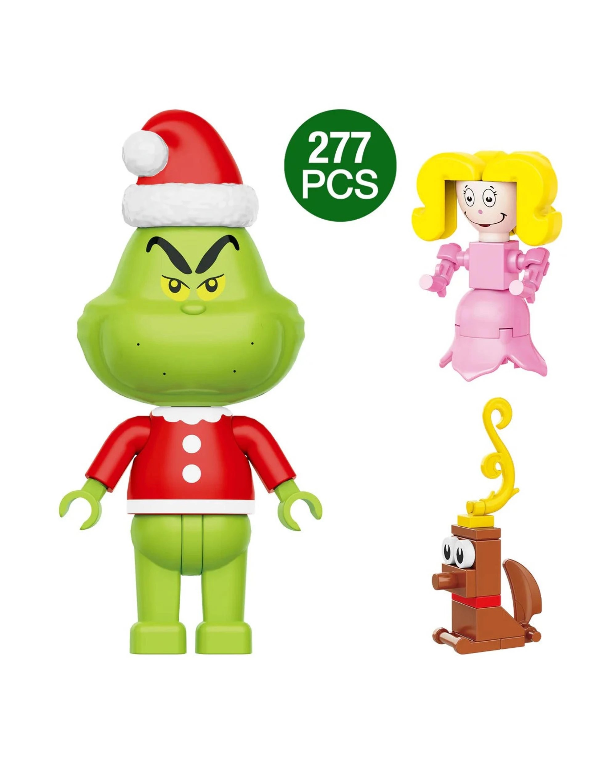 6 Brickcraft Dr Seuss The Grinch 24 Days of Grinchmas Advent Calendar Building Set 277 Pieces, 6 of 7