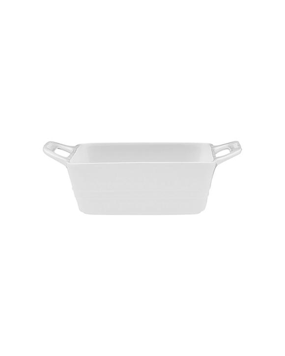 Ecology Signature Square 24cm Baker Porcelain Baking Oven Dish Bakeware White - White