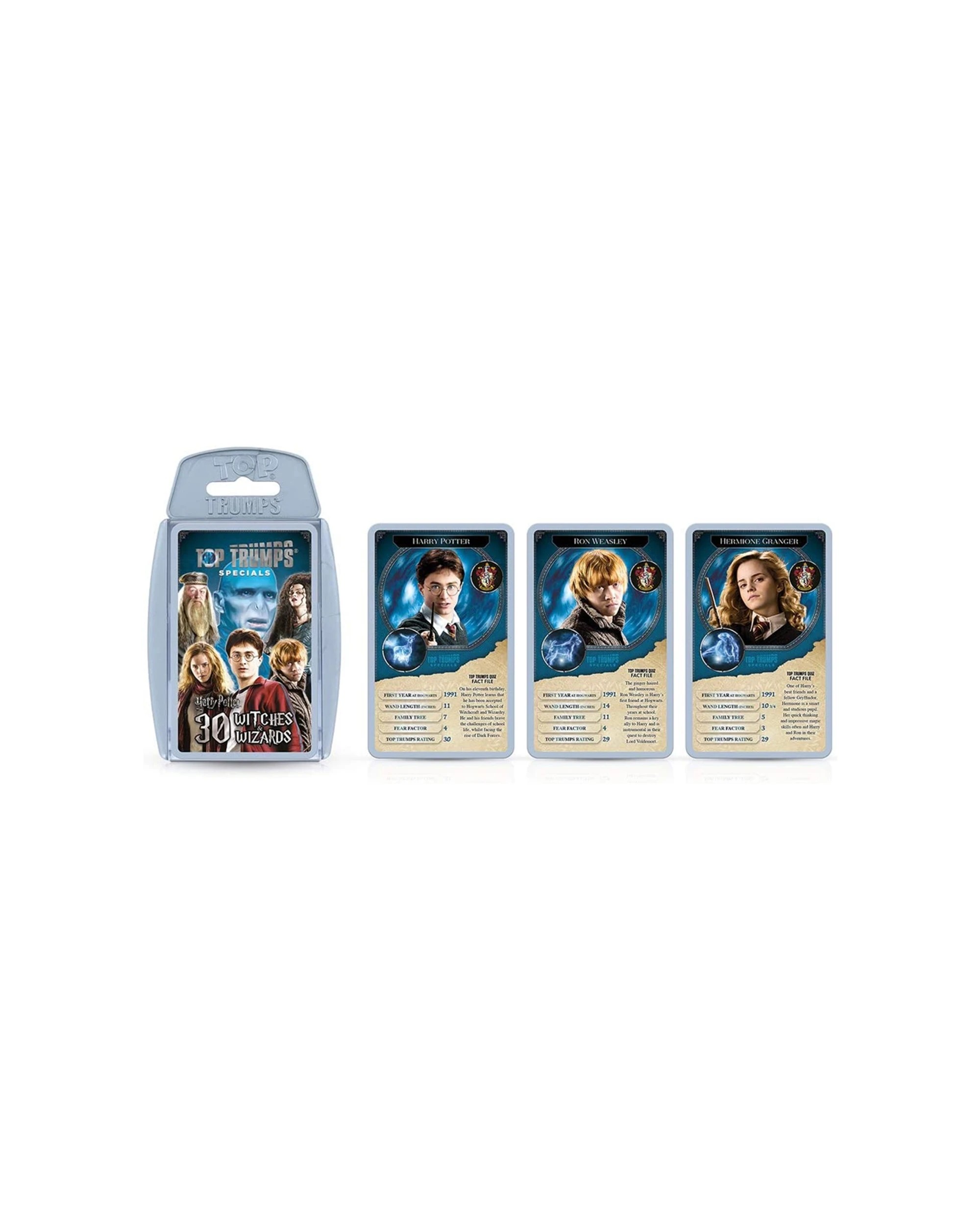 2 Top Trumps Harry Potter Heroes Of Hogwarts Playing Card Game - Blue, 2 of 4