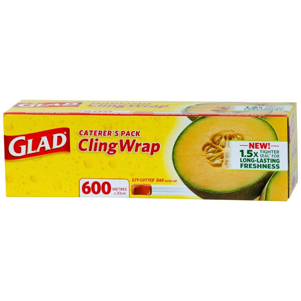 1 Glad Wrap in Dispenser 33cm x 600m, 1 of 3