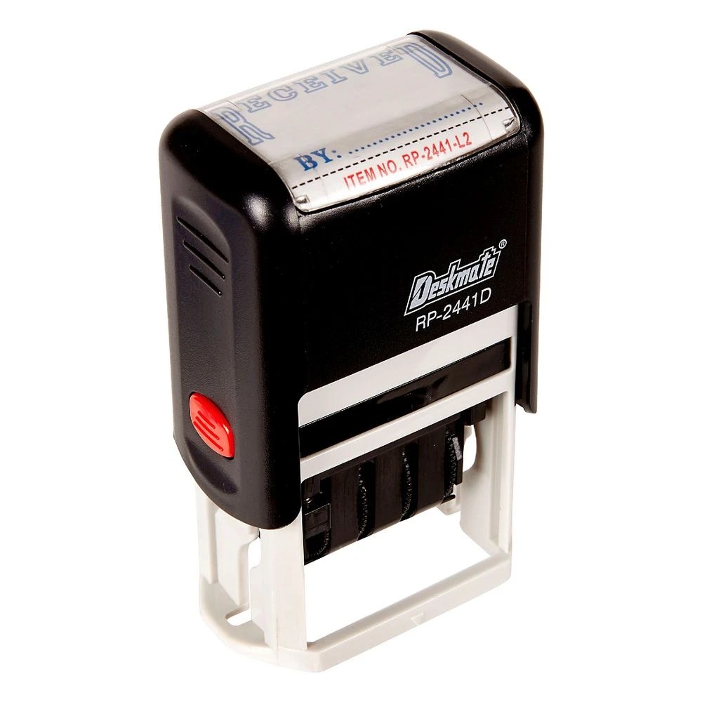 2 Deskmate Received Date Self Inking Stamp, 2 of 2