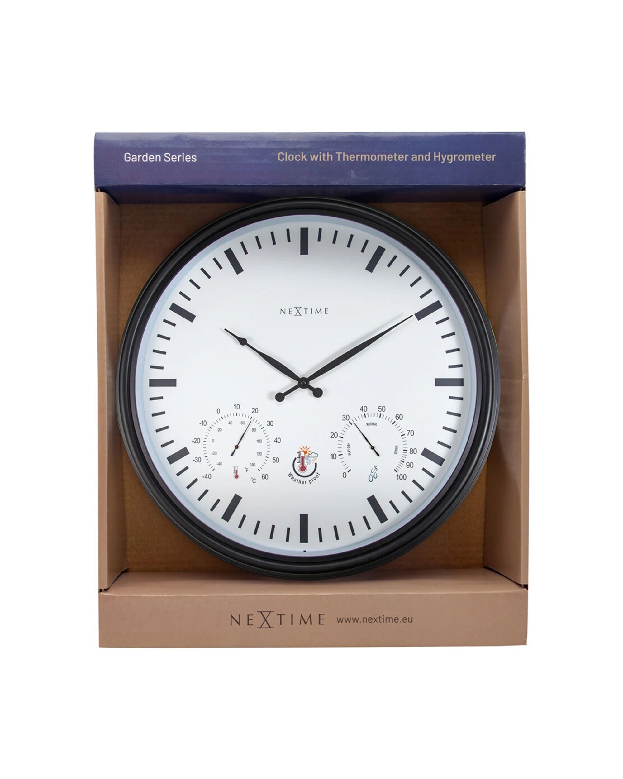 4 NexTime Outdoor Wall Clock Sunflower Design 50.8cm - Multi, 4 of 5