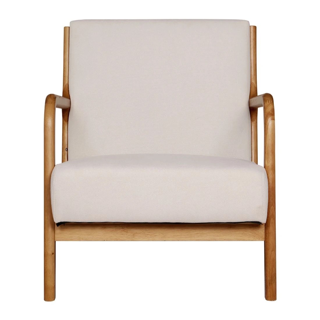 4 Artiss Armchair Fabric - Beige, 4 of 6