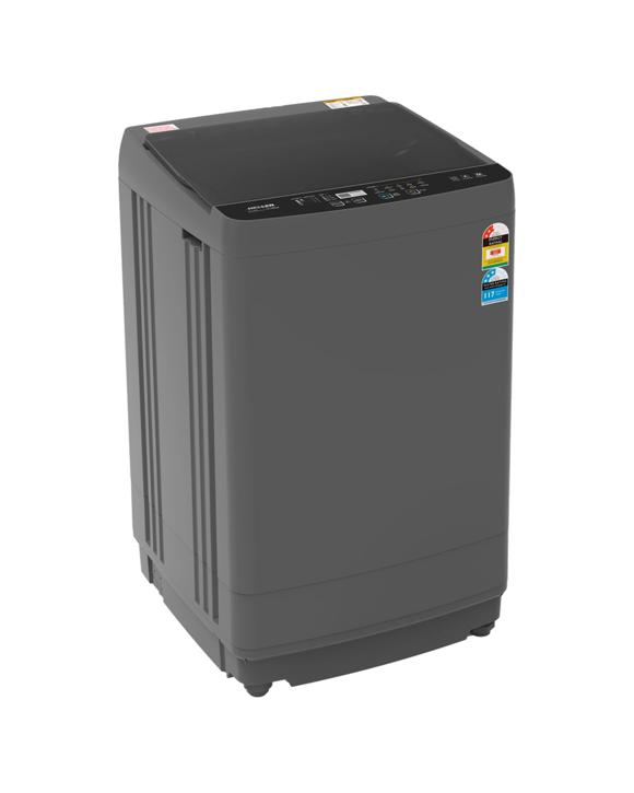 Heller 8Kg Capacity Top Loader Washing Machine 560x580x915mm - Grey