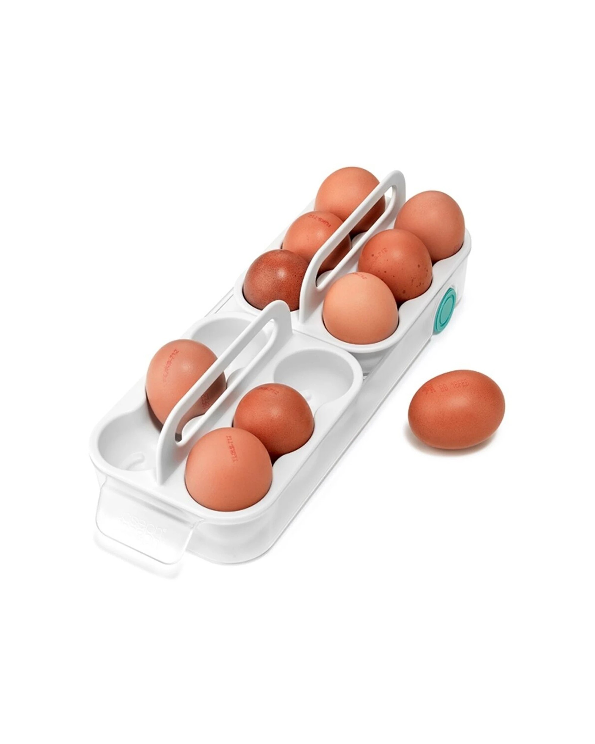 2 Joseph Joseph FridgeStore 12 Egg Holder Kitchen Storage Organizer Caddy - White, 2 of 7