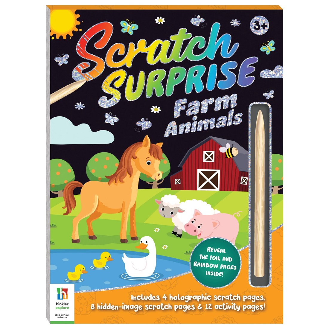 1 Scratch Surprise Farm Animals​ - Book, 1 of 5