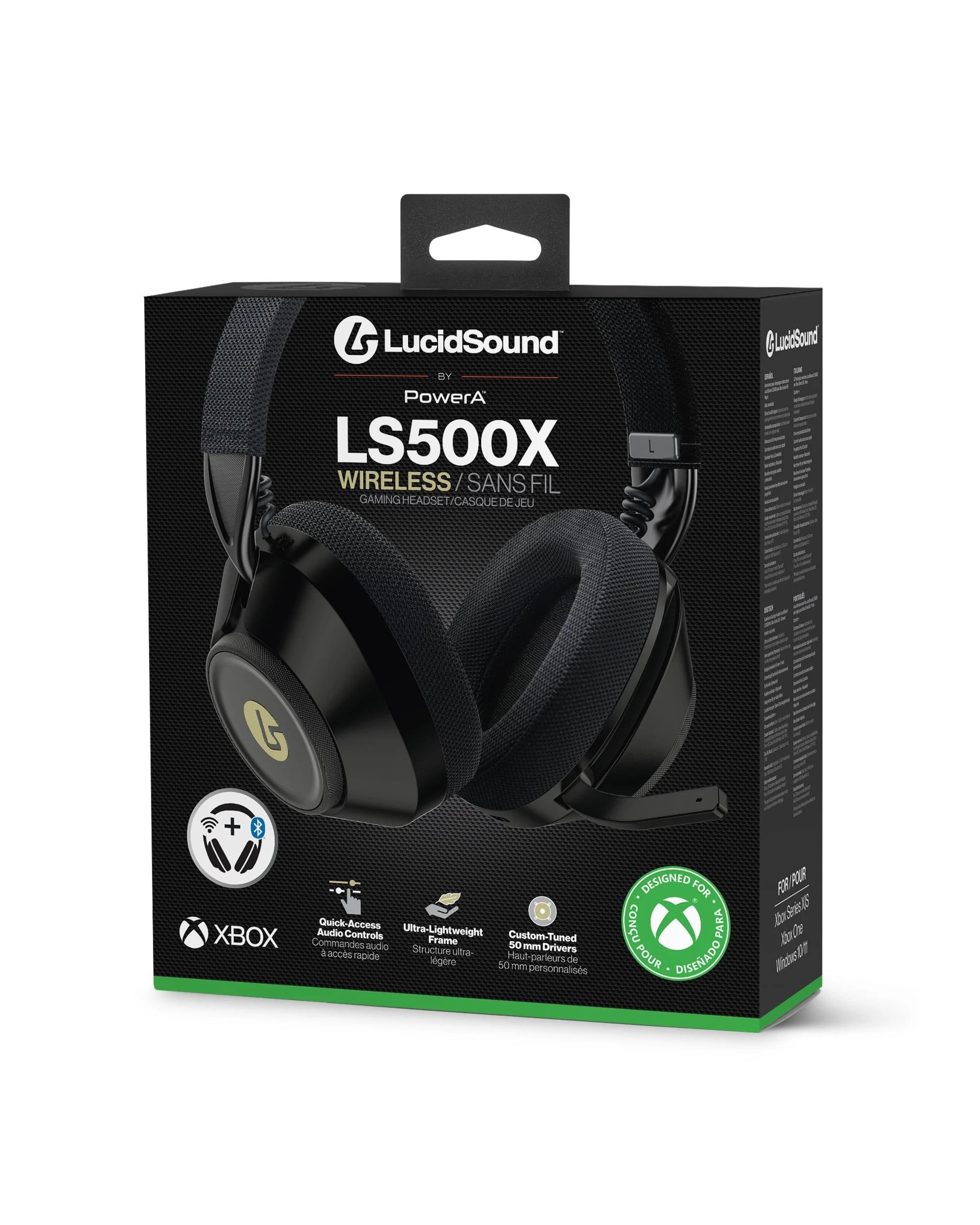 9 PowerA LucidSound LS500X Wireless Headset for Xbox Series X|S, Xbox One, Windows 10/11 - Black, 9 of 10