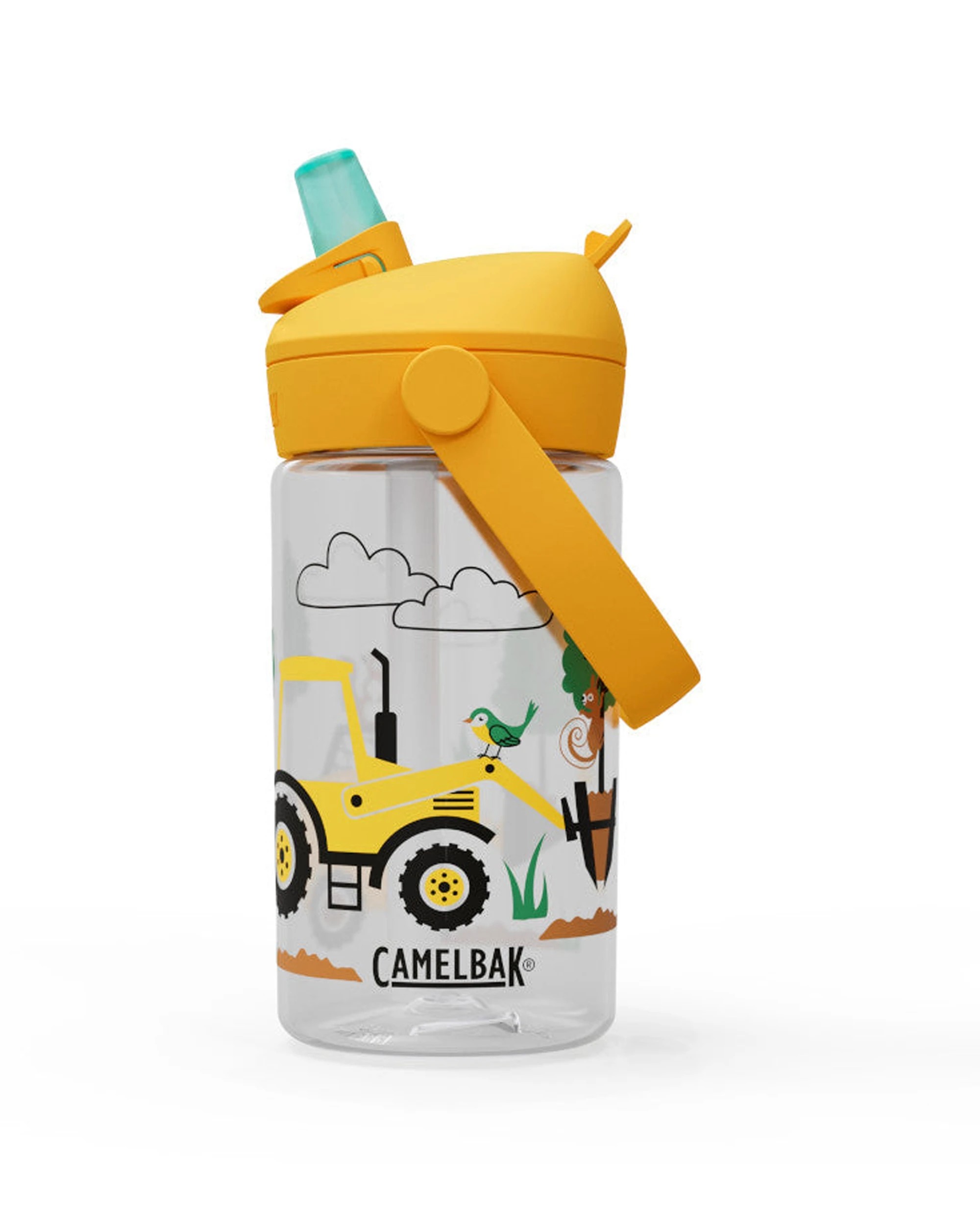 2 Camelbak Australia Thrive Flip Kids Drink Bottle 400ML Tractors and Trees - Multi, 2 of 5