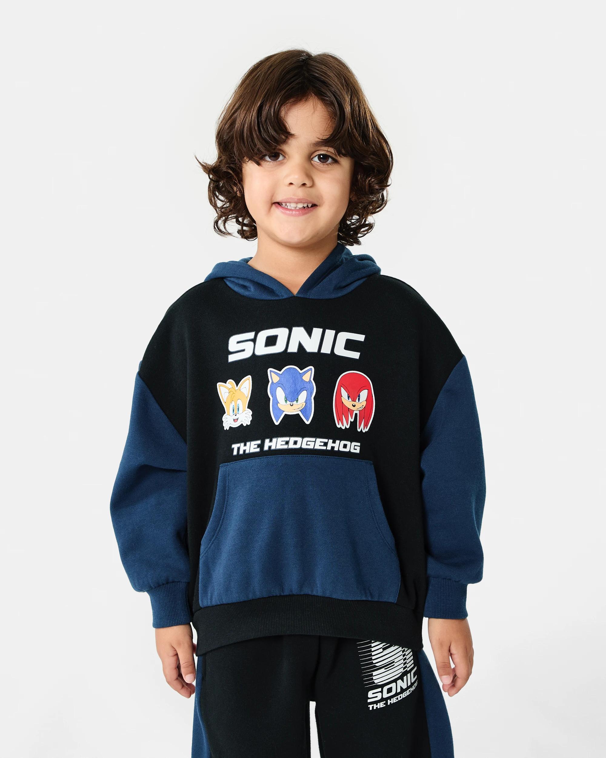 1 Sonic License Oversized Print Hoodie Sonic, 1 of 6