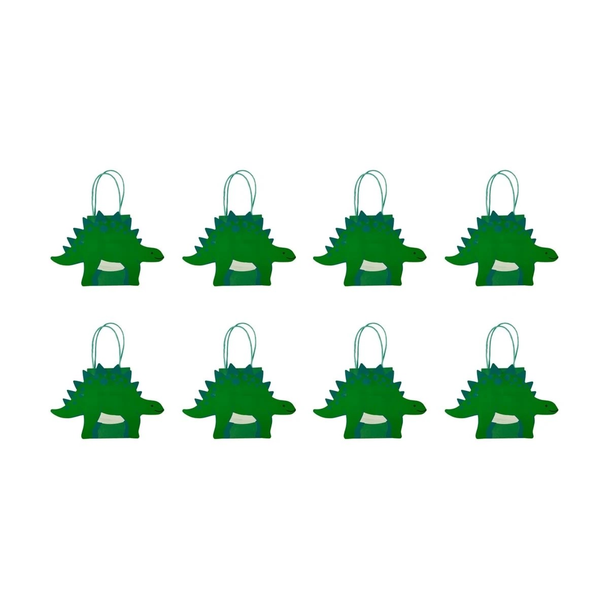 3 8 Piece Dinosaur Shaped Loot Bags, 3 of 7