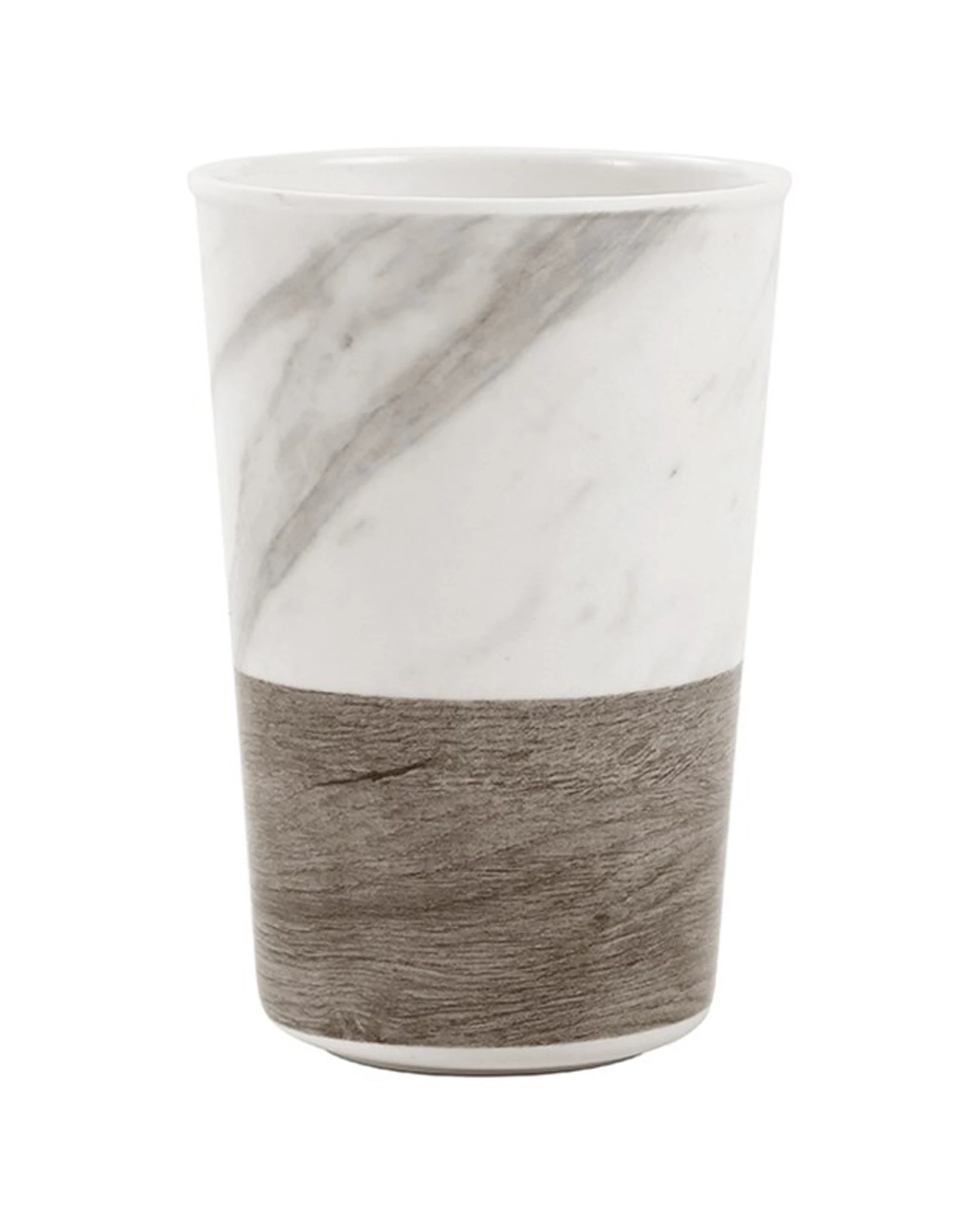 1 Lemon & Lime Melamine Matte 300ml Tumbler Water/juice Drink Cup Endwood Marble
 - Multi, 1 of 3