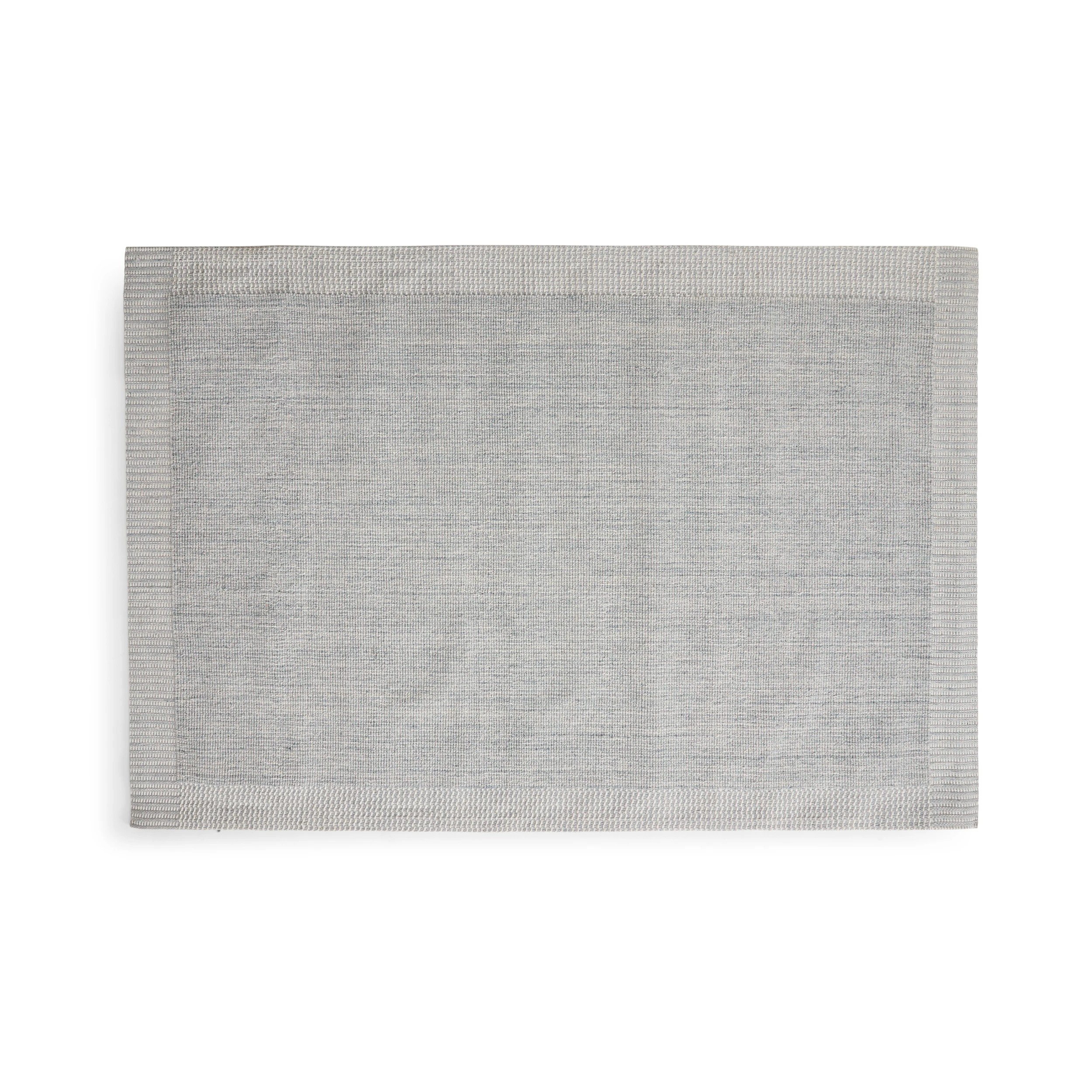 6 Moreton Wool Rich Rug - Blue, Large - 235cm x 160cm, 6 of 8