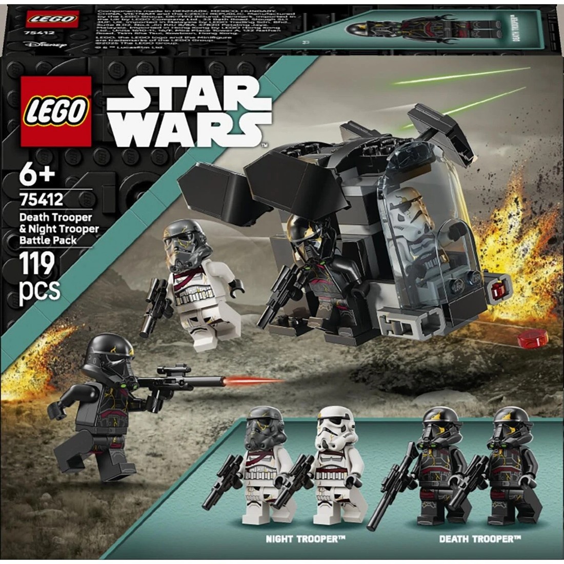 1 LEGO Star Wars Death Trooper & Night Trooper Battle Pack 75412, 1 of 11