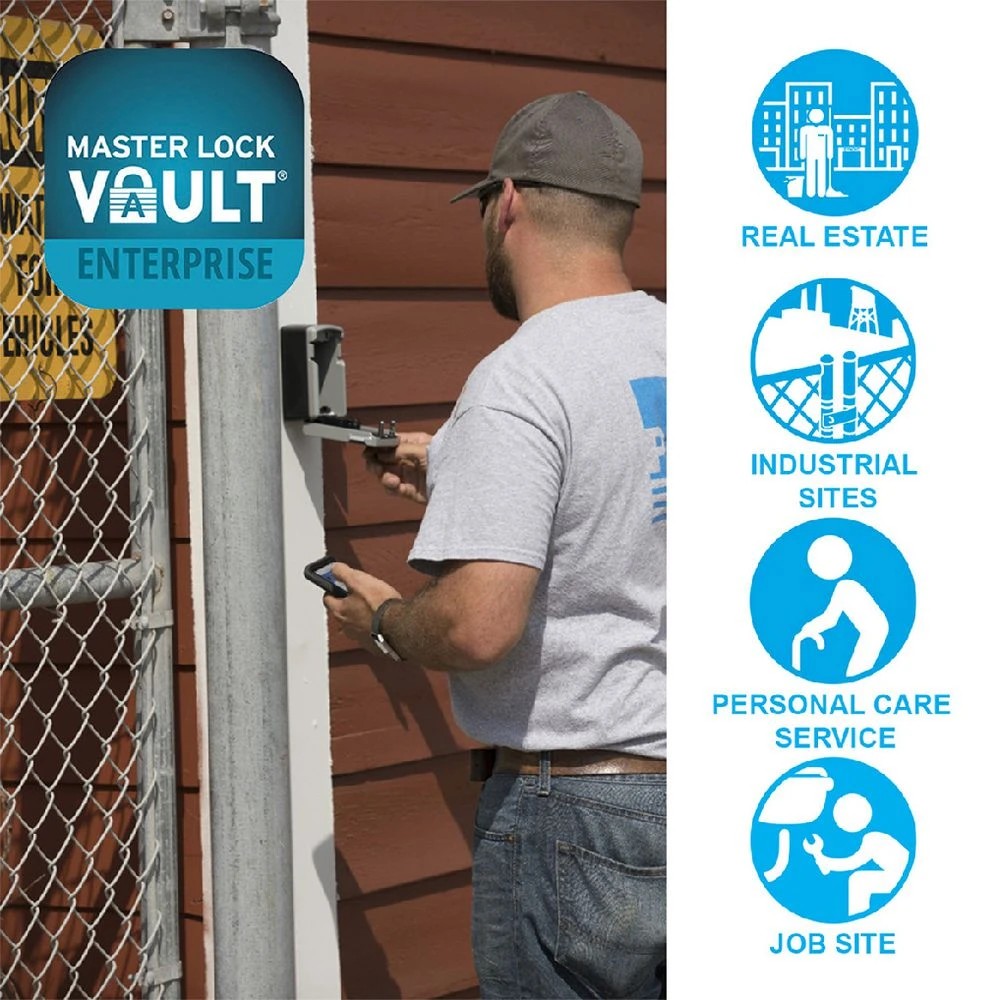 7 Master Lock Bluetooth Wall Mount Key Safe 5441EC, 7 of 9