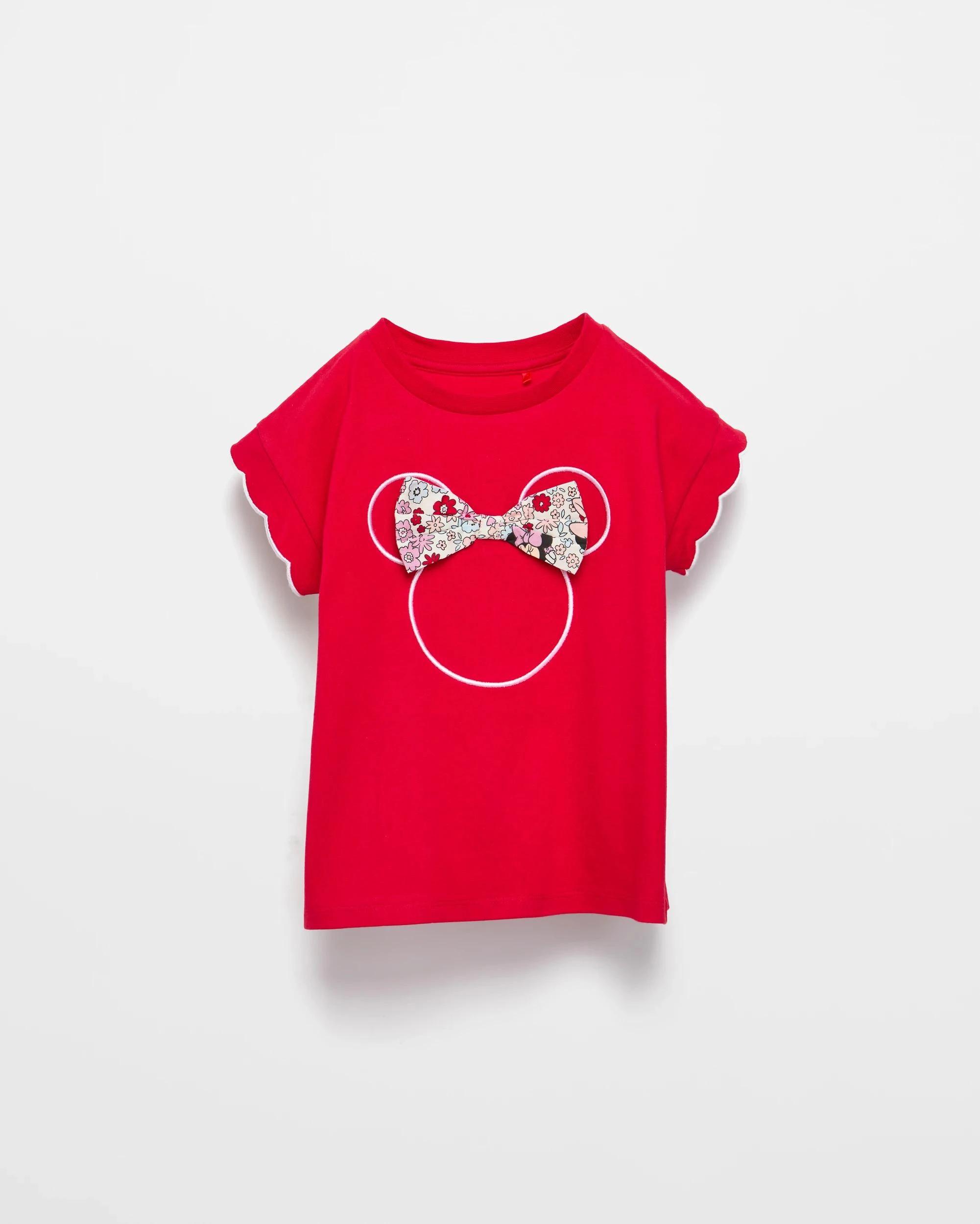 1 Australian Cotton Disney Minnie T-Shirt RED, 1 of 2