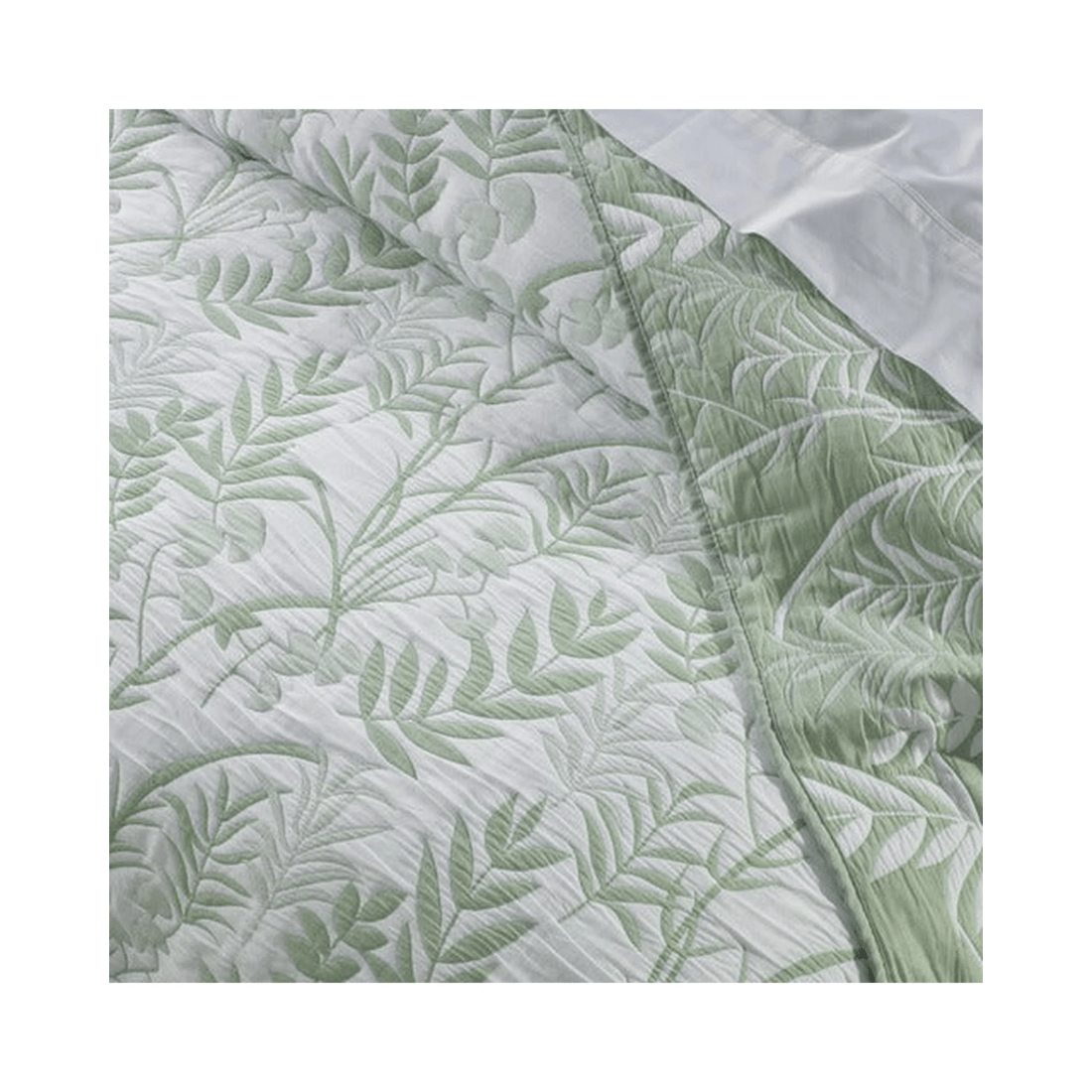 3 Bianca Bedding Eden Sage Polyester/Cotton Bedspread Set - Green, 3 of 5