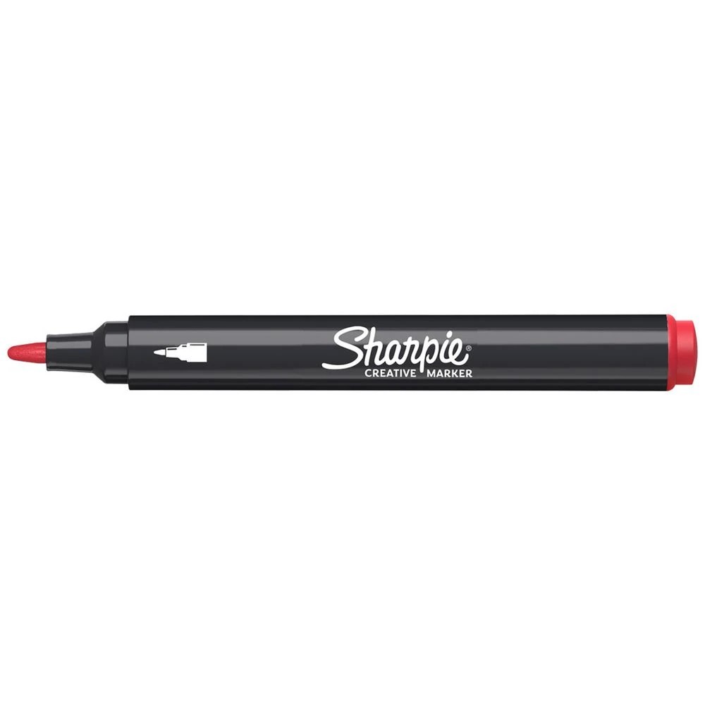 1 Sharpie Creative Acrylic Bullet Marker Red, 1 of 6