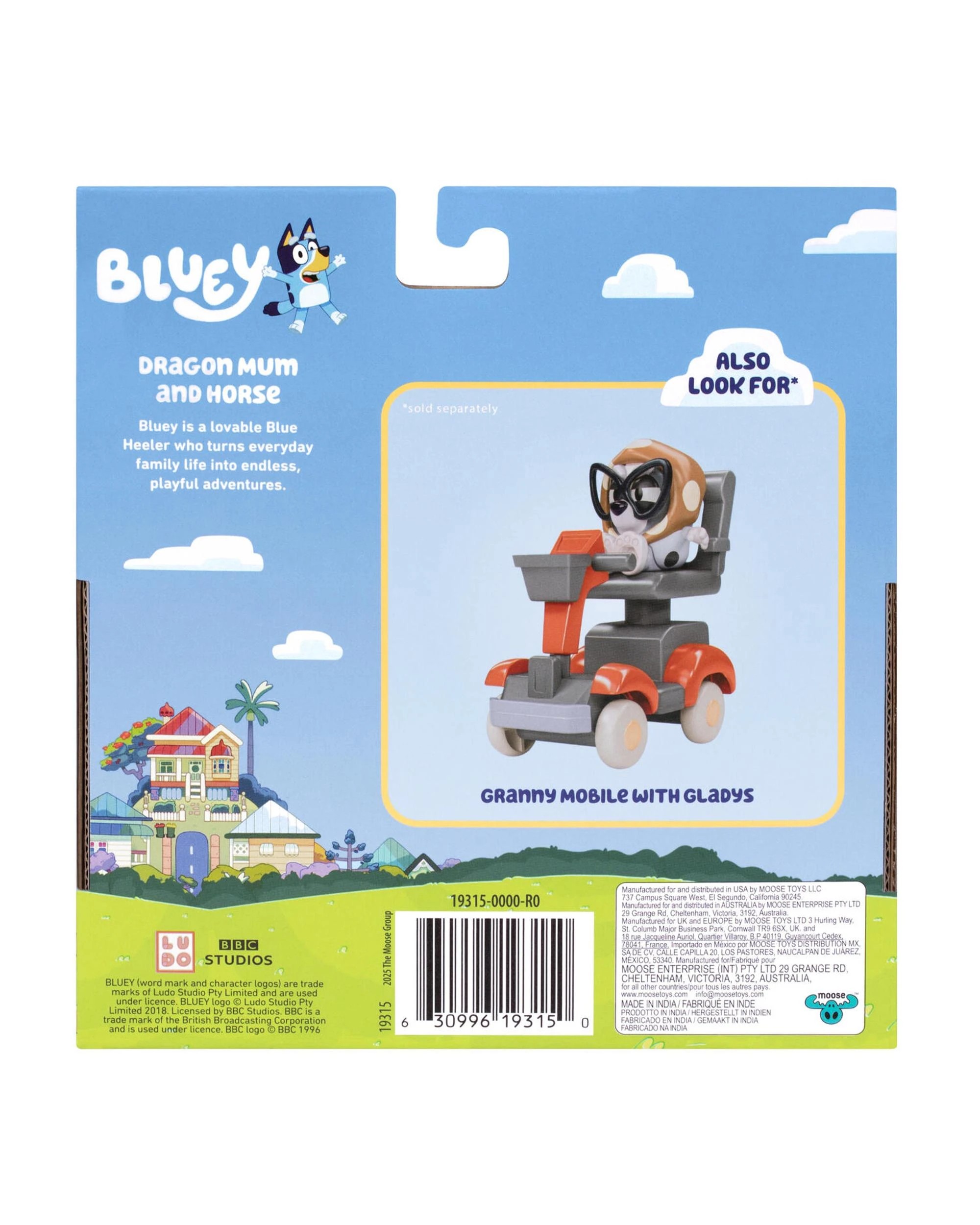 7 Bluey Series 15 Basic Vehicle Dragon Mum and Horse Playset, 7 of 7